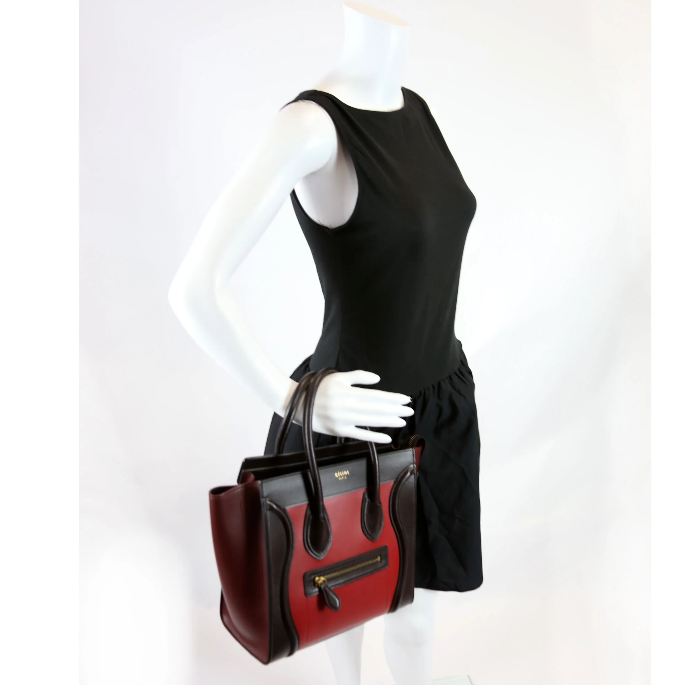 Luggage Micro Burgundy/Black - Image 10
