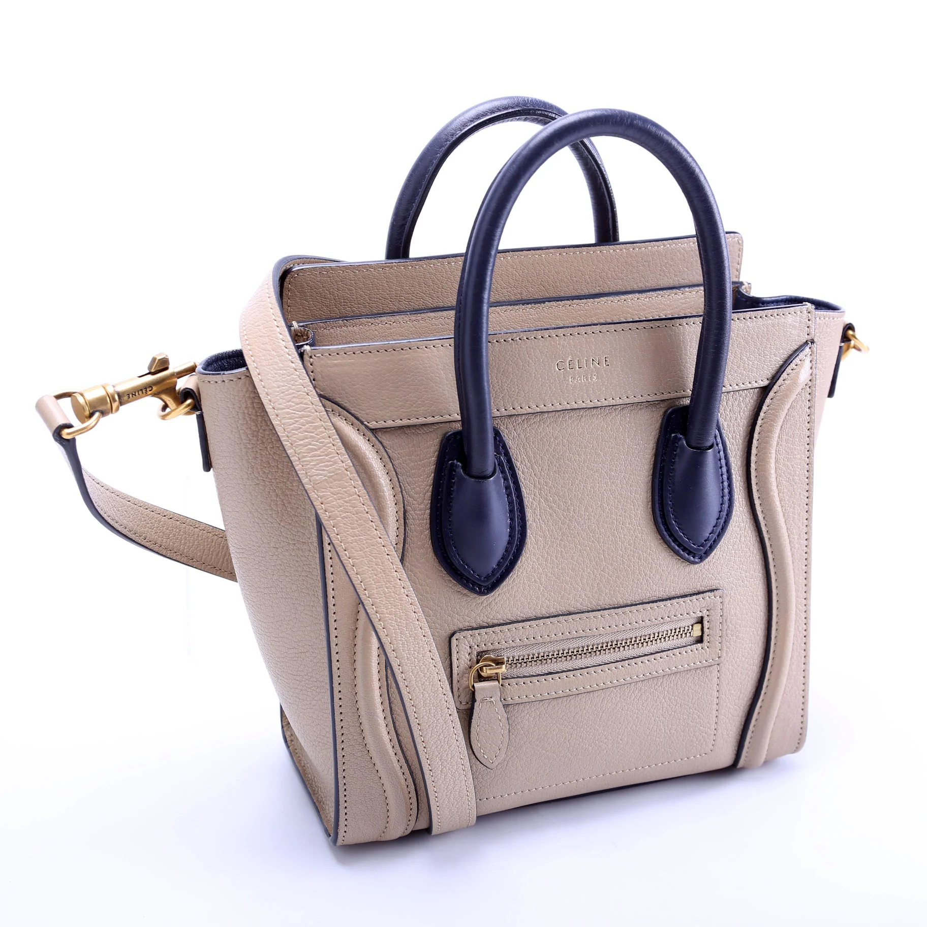 Luggage Nano Beige/Blue - Image 2