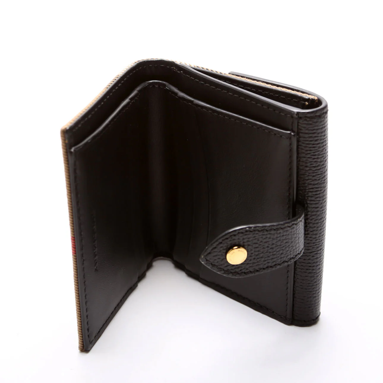 Luna Compact French Wallet Black - Image 6