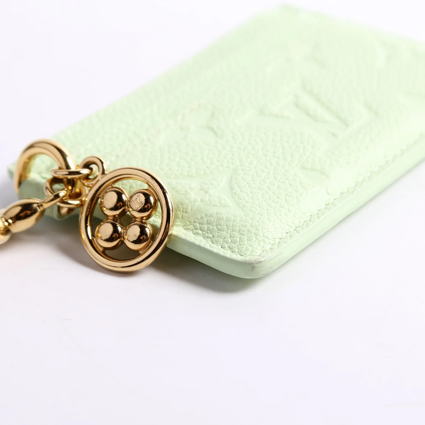 LV Charms Card Holder Emperiente Green - Image 6