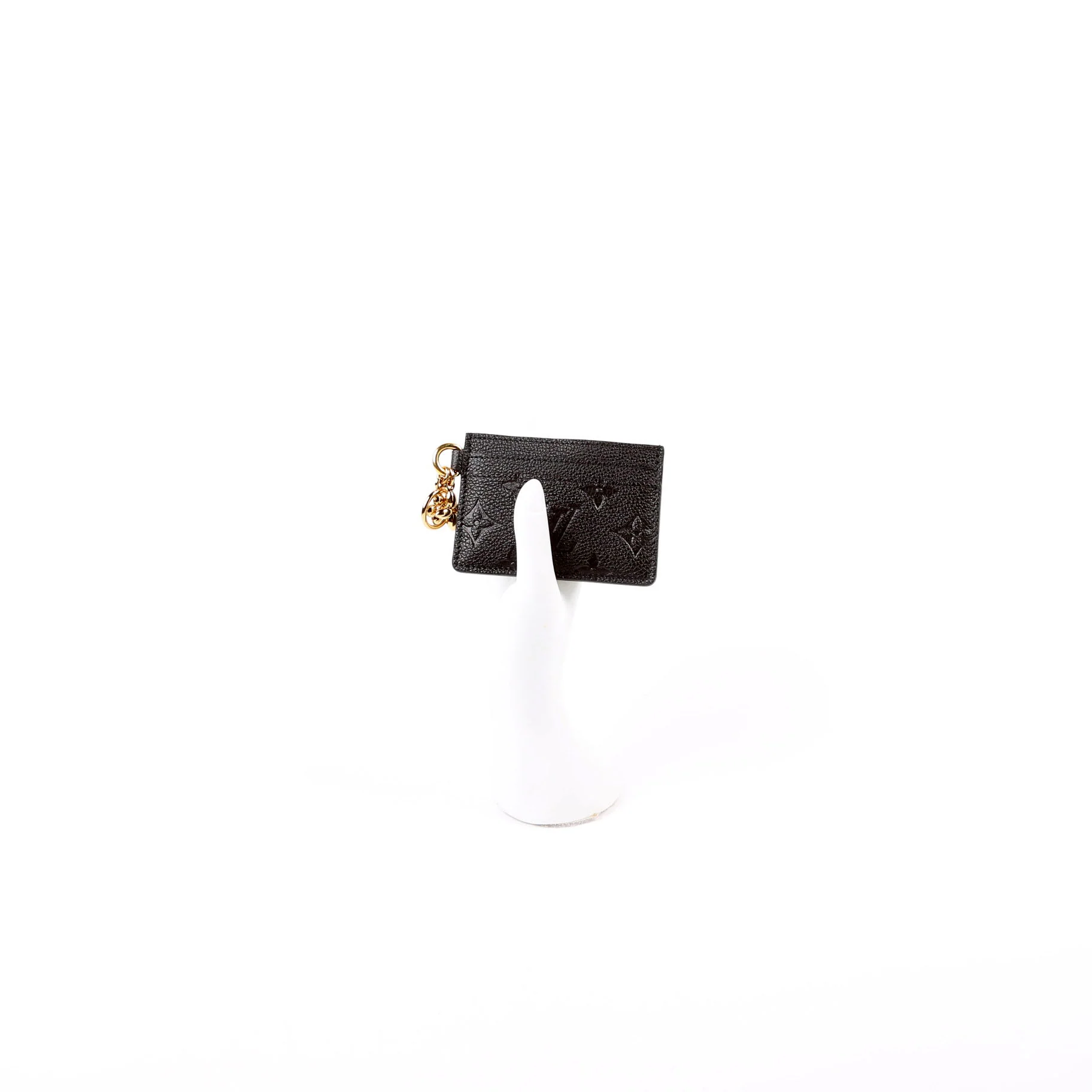 LV Charms Card Holder Empreinte Black - Image 6