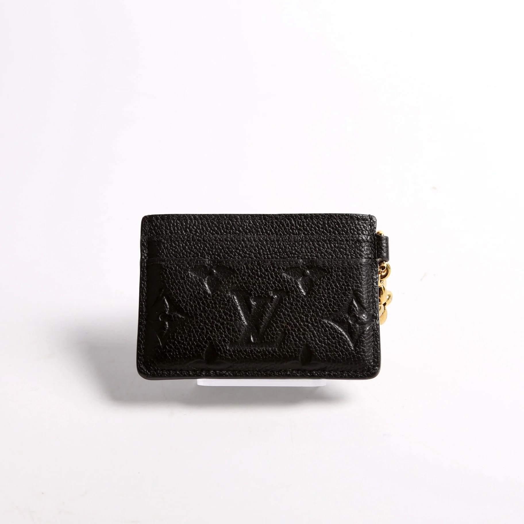 LV Charms Card Holder Empreinte Black - Image 2