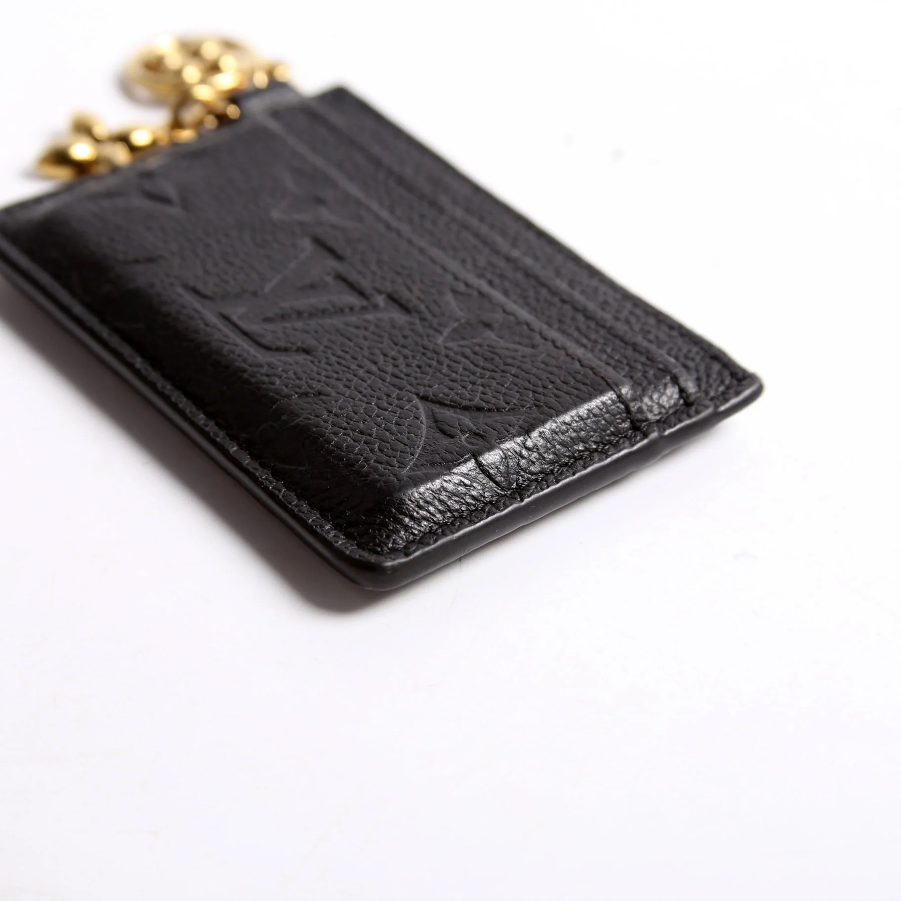 LV Charms Card Holder Empreinte Black - Image 5