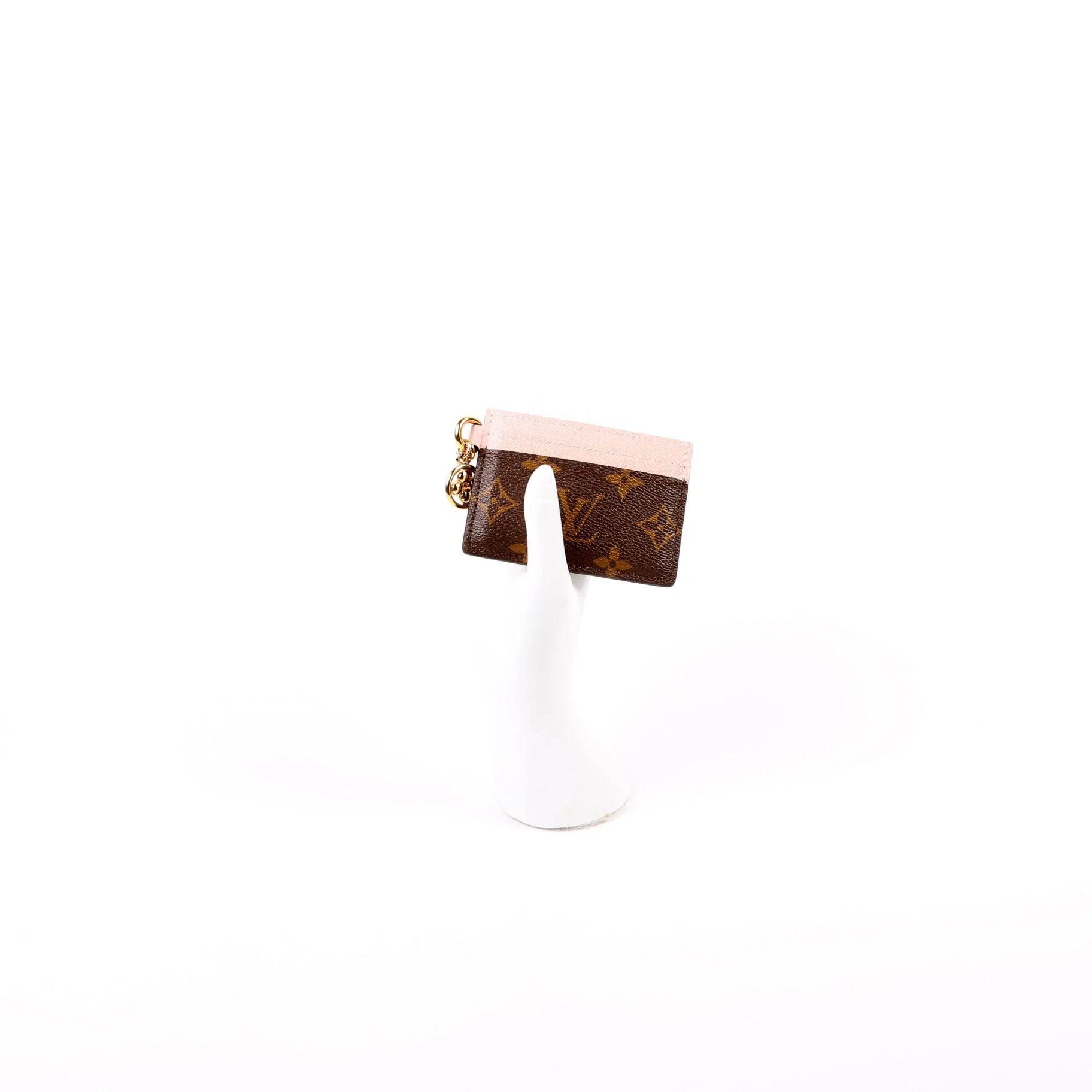 LV Charms Card Holder Monogram Pink - Image 6