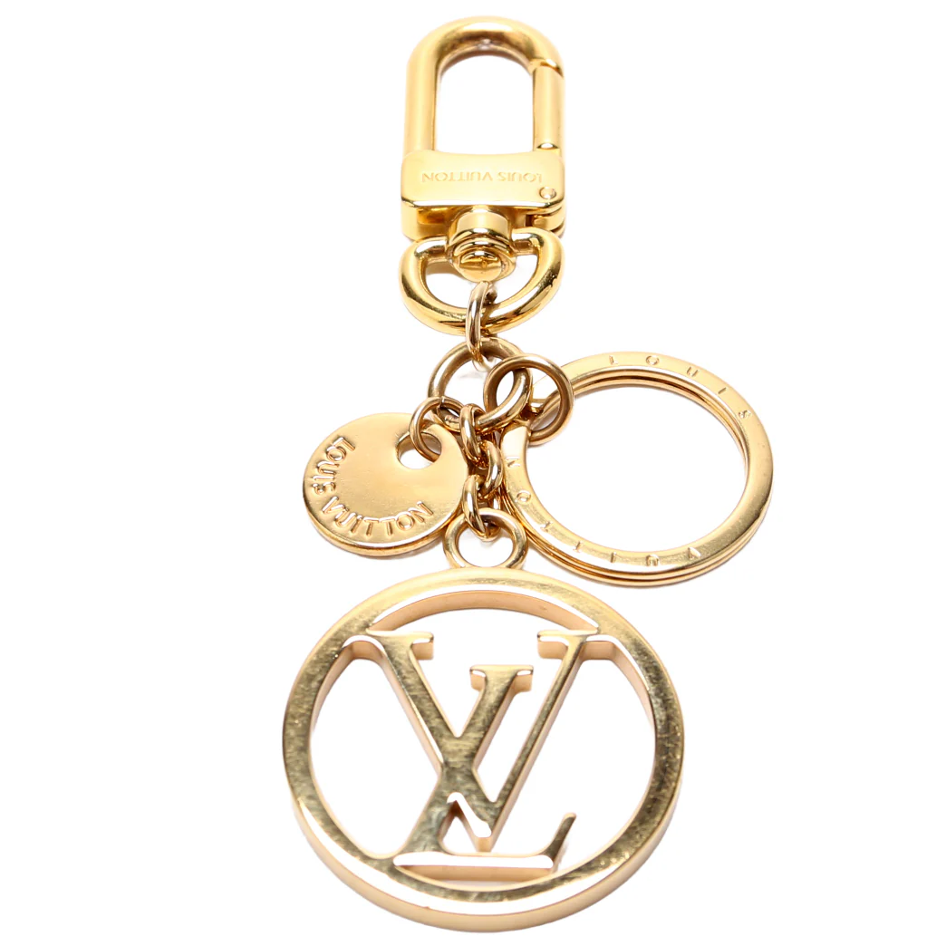 LV Circle Key Holder Bag Charm