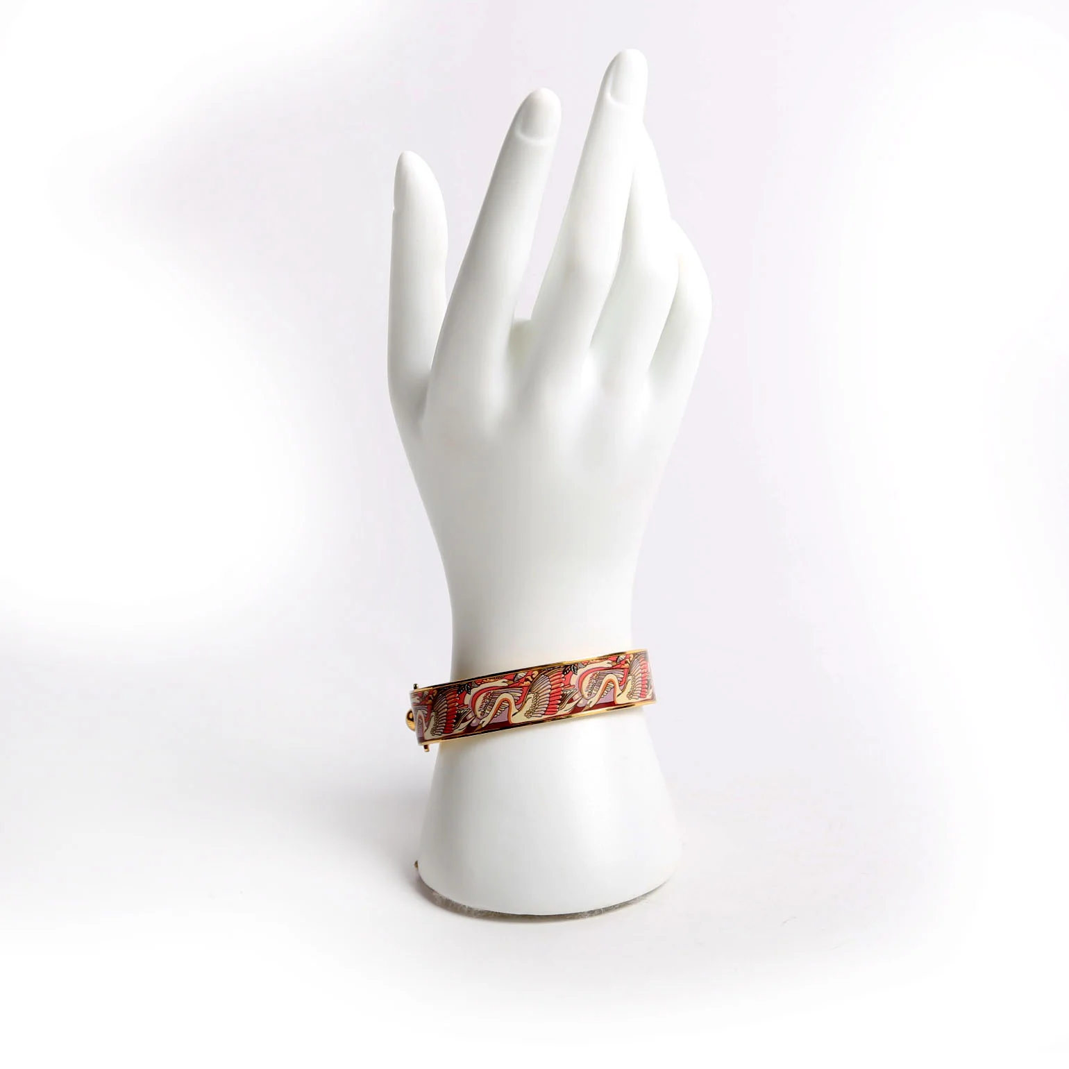 LV Confidential Bangle Bracelet Size M Gold/Pink - Image 7