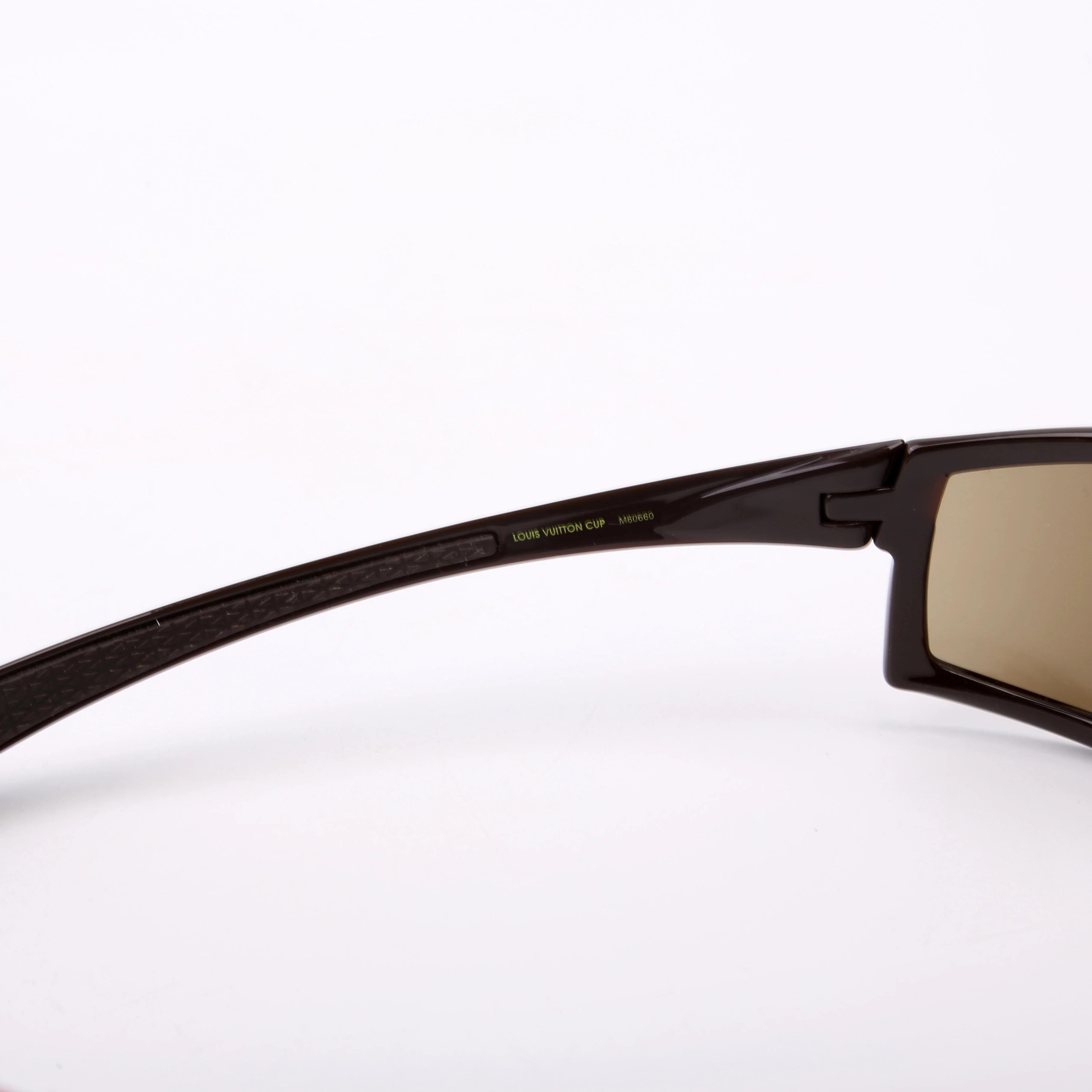 LV Cup Lunette Petit Sunglasses Brown/Yellow - Image 8