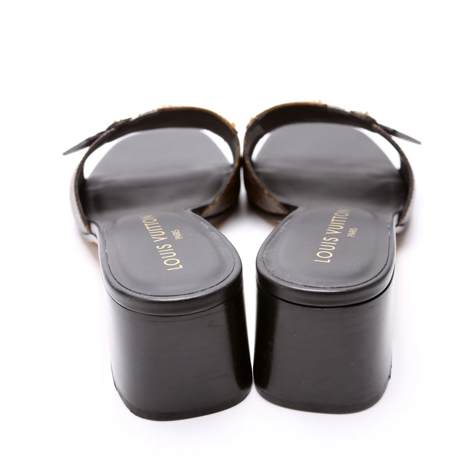 LV Frame Mules Size 40 Black - Image 4