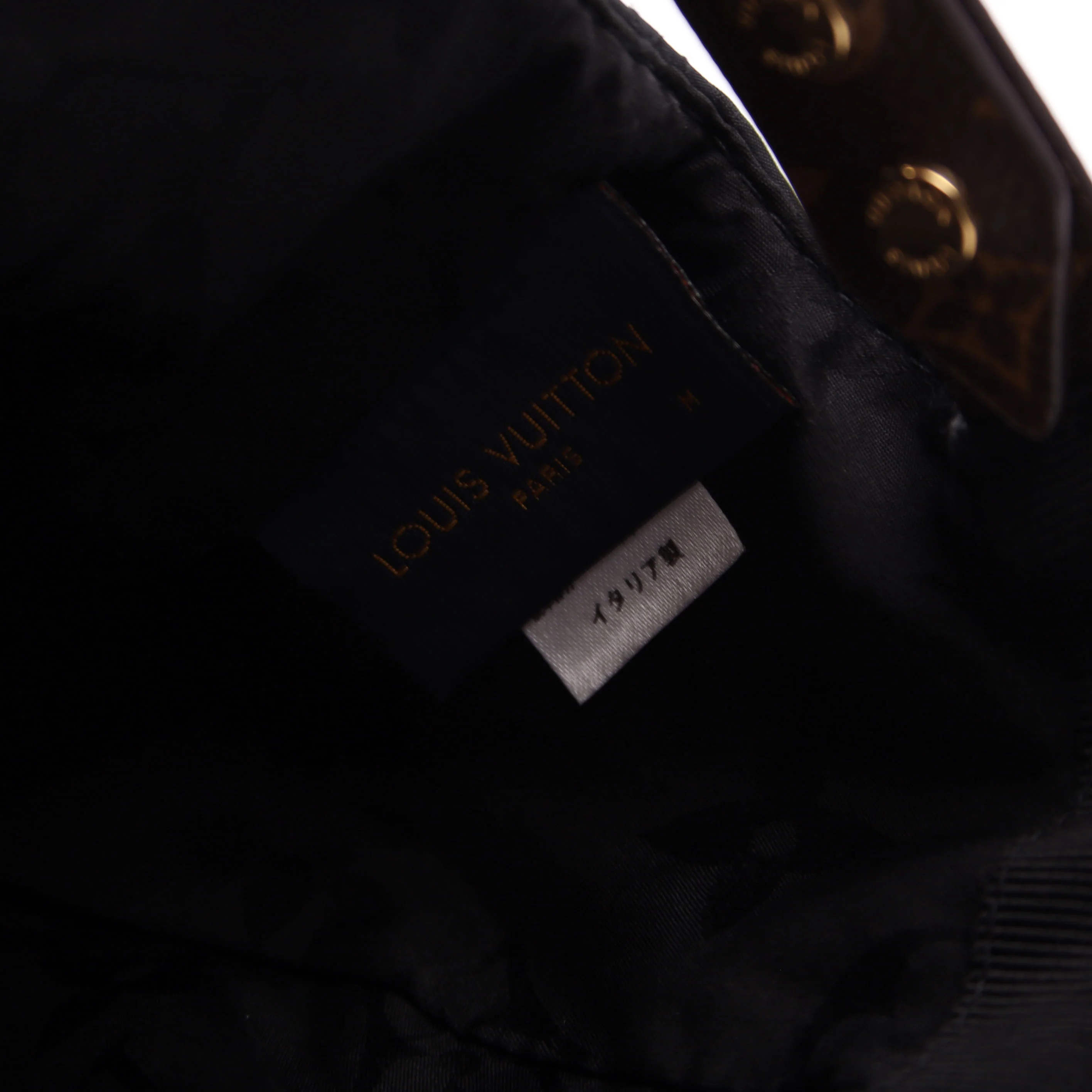 LV Get Ready Cap Nylon/Monogram Size Medium Black - Image 7