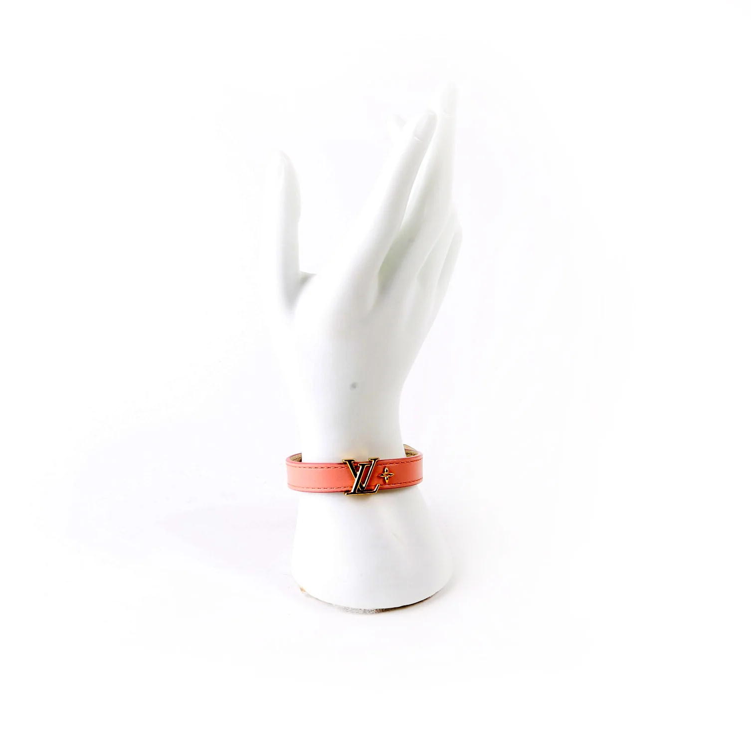 LV Icon Bracelet Size 19 Pink - Image 8