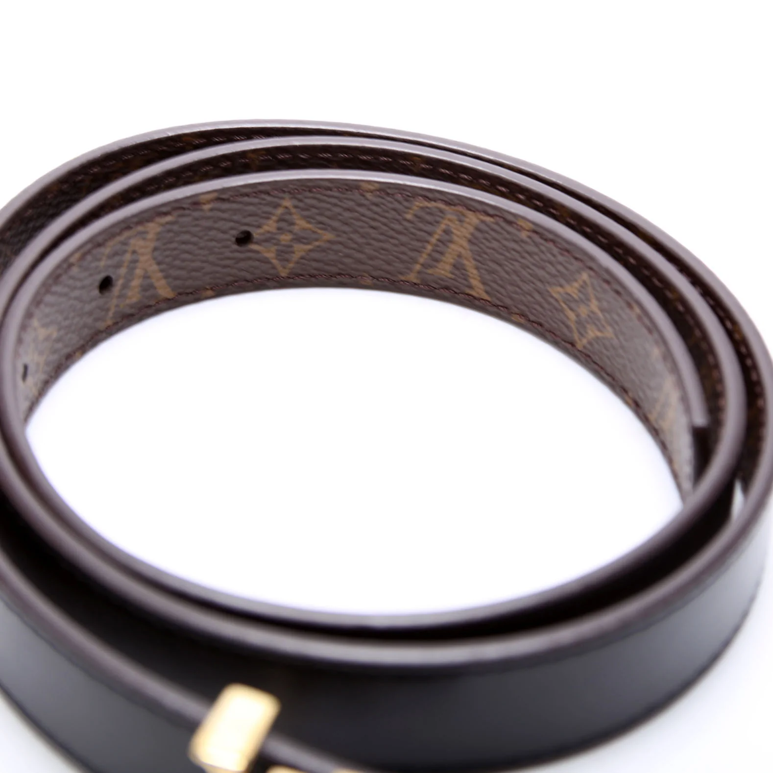LV Iconic 20MM Reverse Monogram/Leather Size 80/32 - Image 3