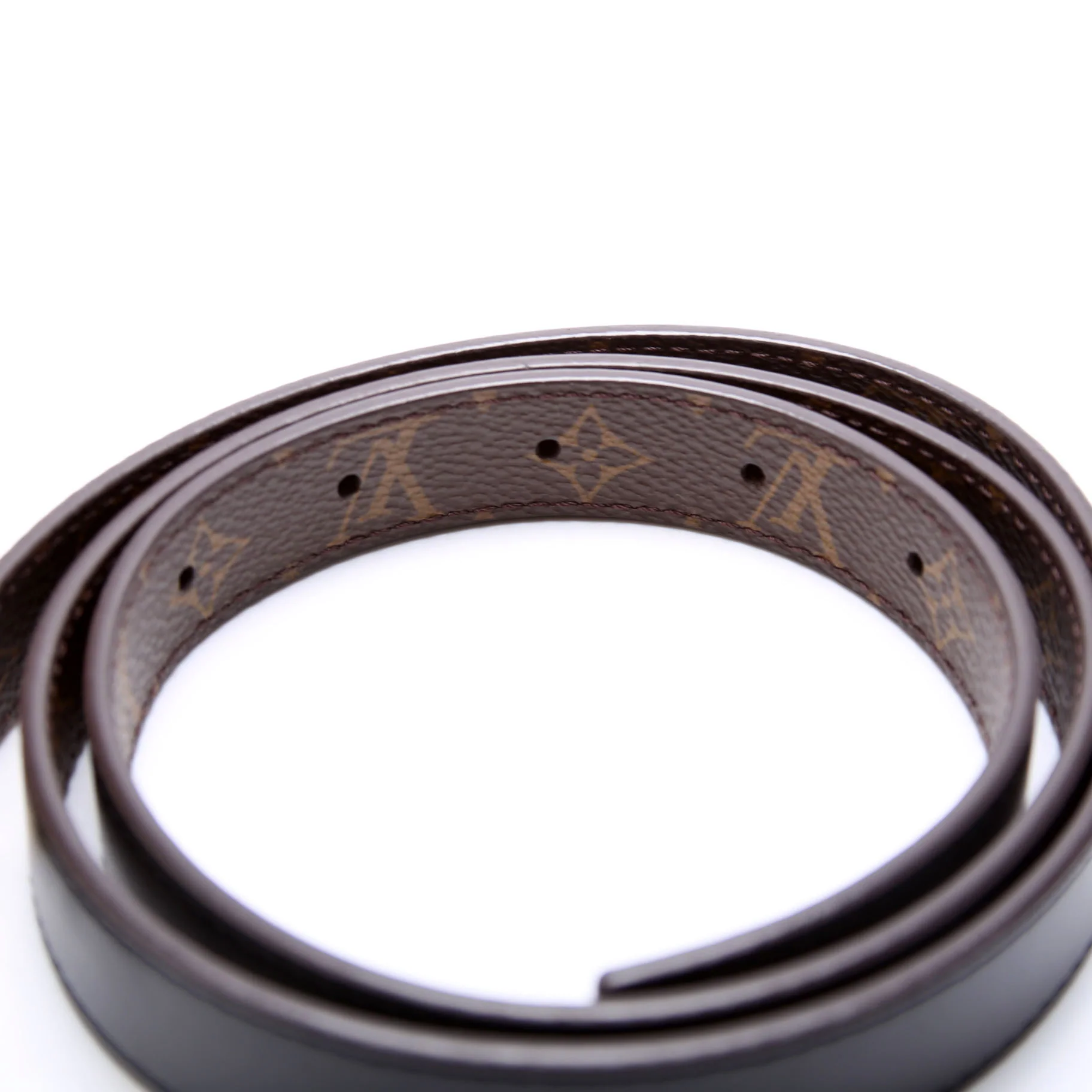 LV Iconic 20MM Reverse Monogram/Leather Size 80/32 - Image 4