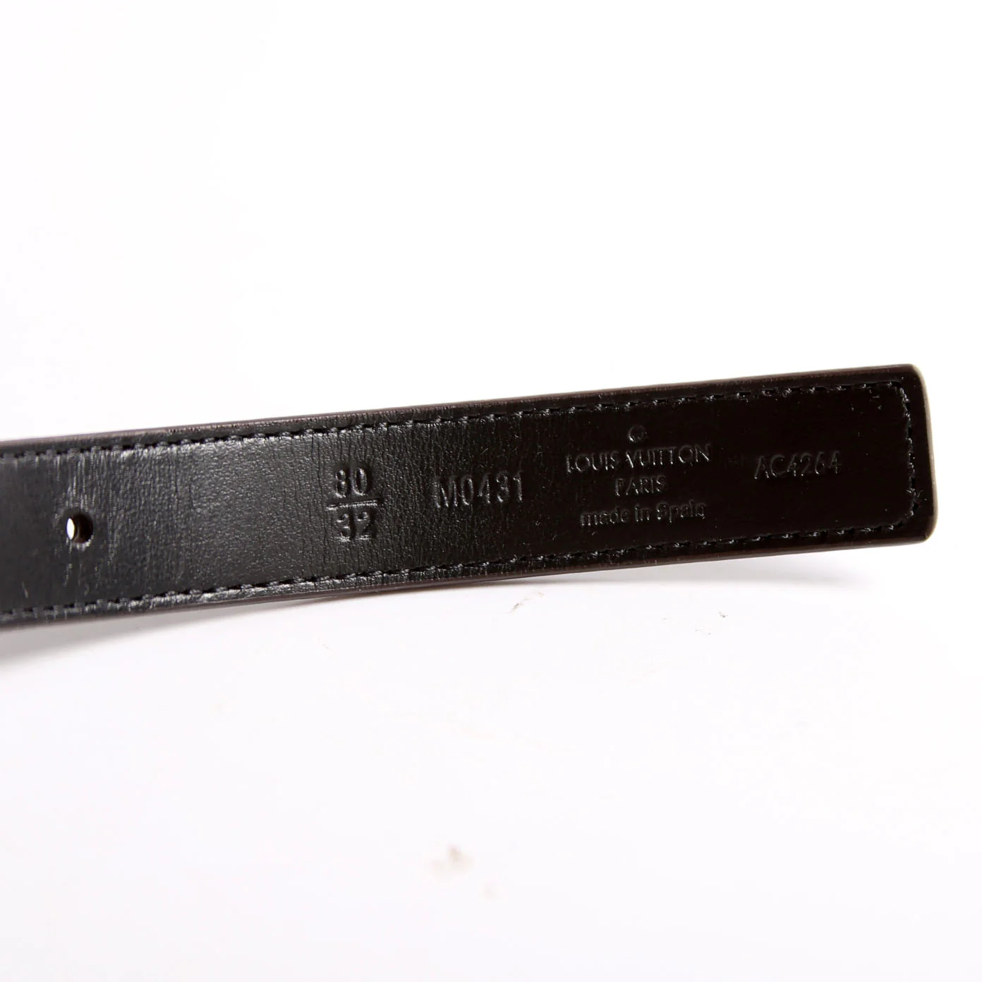 LV Iconic 20MM Reverse Monogram/Leather Size 80/32 - Image 5