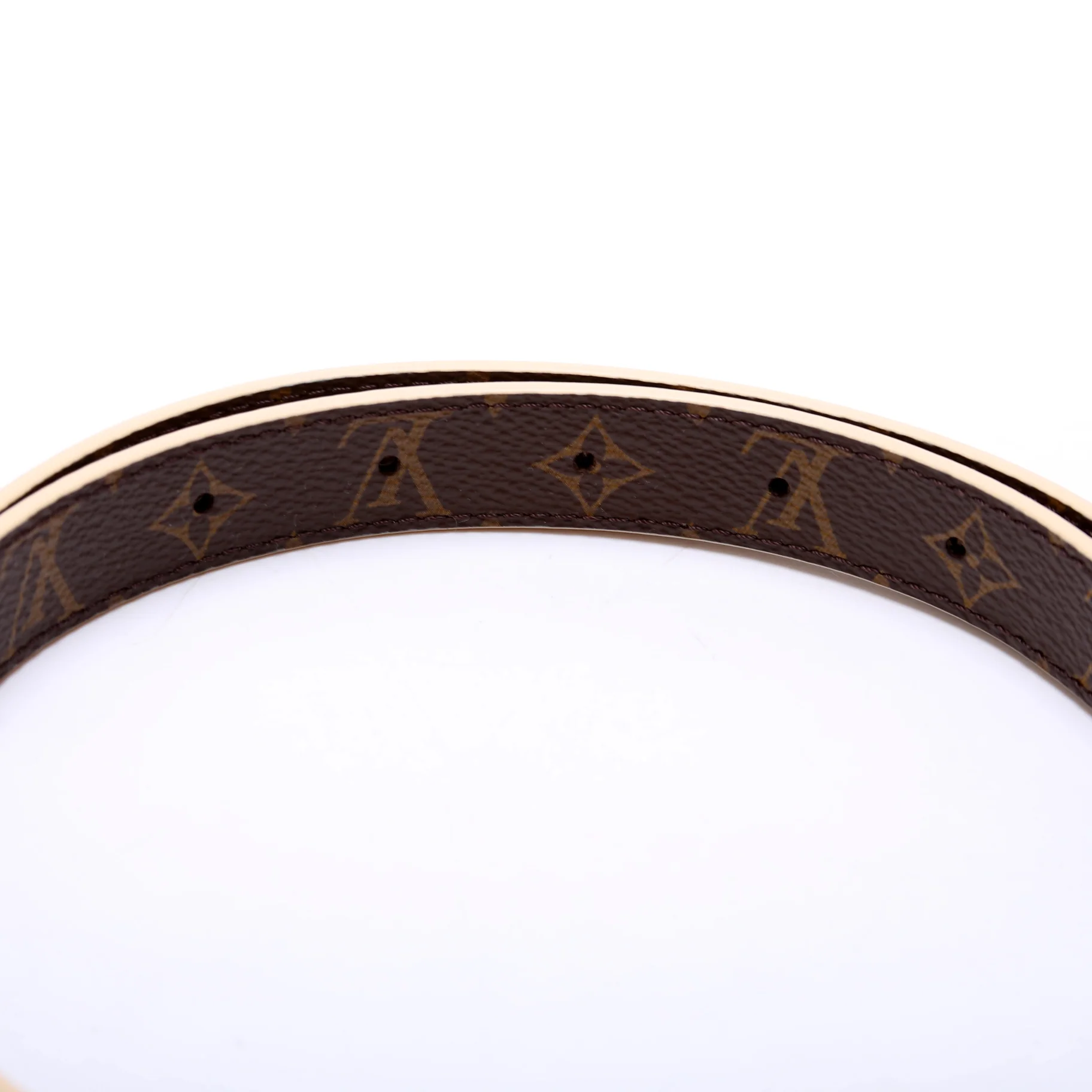 LV Iconic 20MM Reversible Belt Monogram/Leather Size 75/30 - Image 3