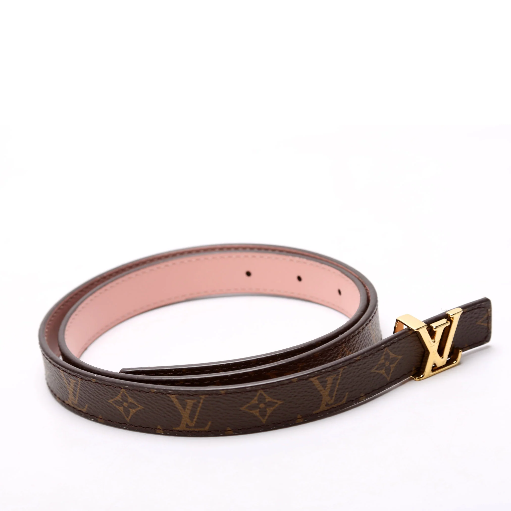 LV Iconic 20MM Reversible Monogram/Leather Belt Size 75/30 Pink - Image 2