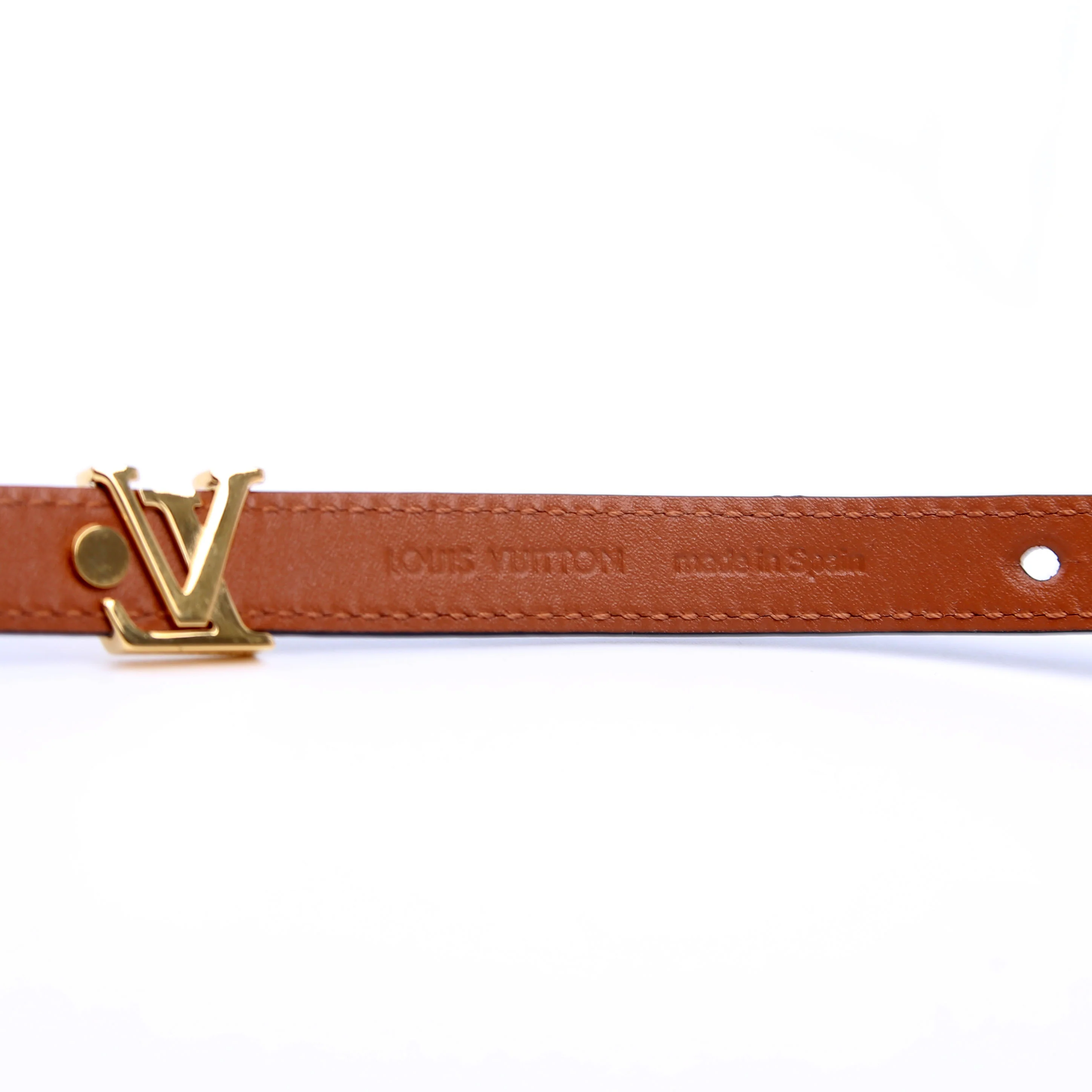 LV Iconic Bracelet Size 19 Black - Image 5