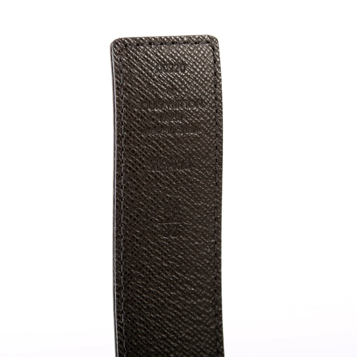 LV Initiales 30MM Reversible Leather/Monogram Belt Size 80/32 - Image 5