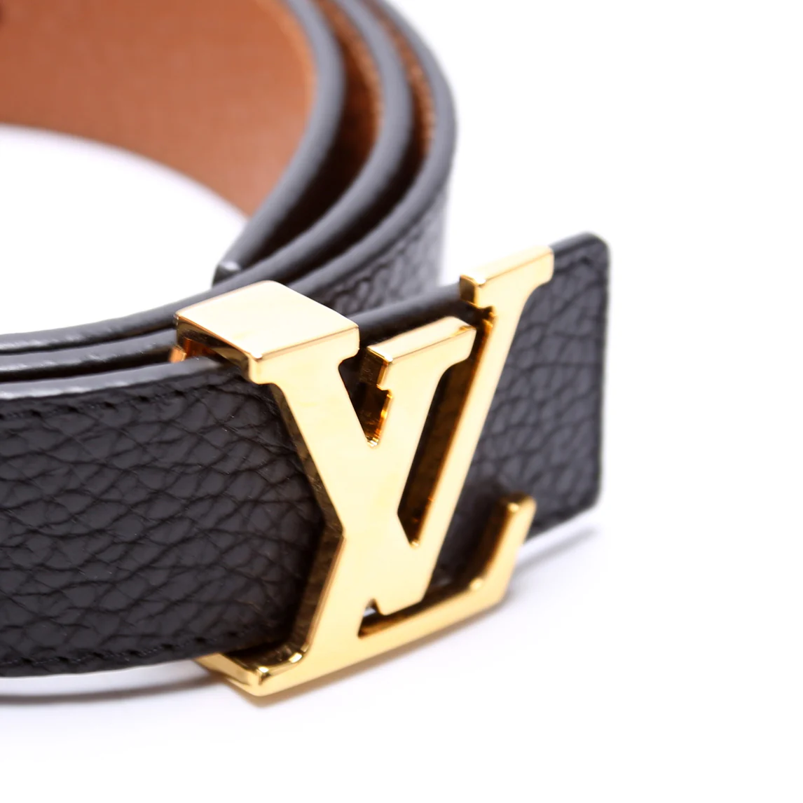 LV Initiales 30MM Taurillon Reversible Belt Size 80/32 - Image 3