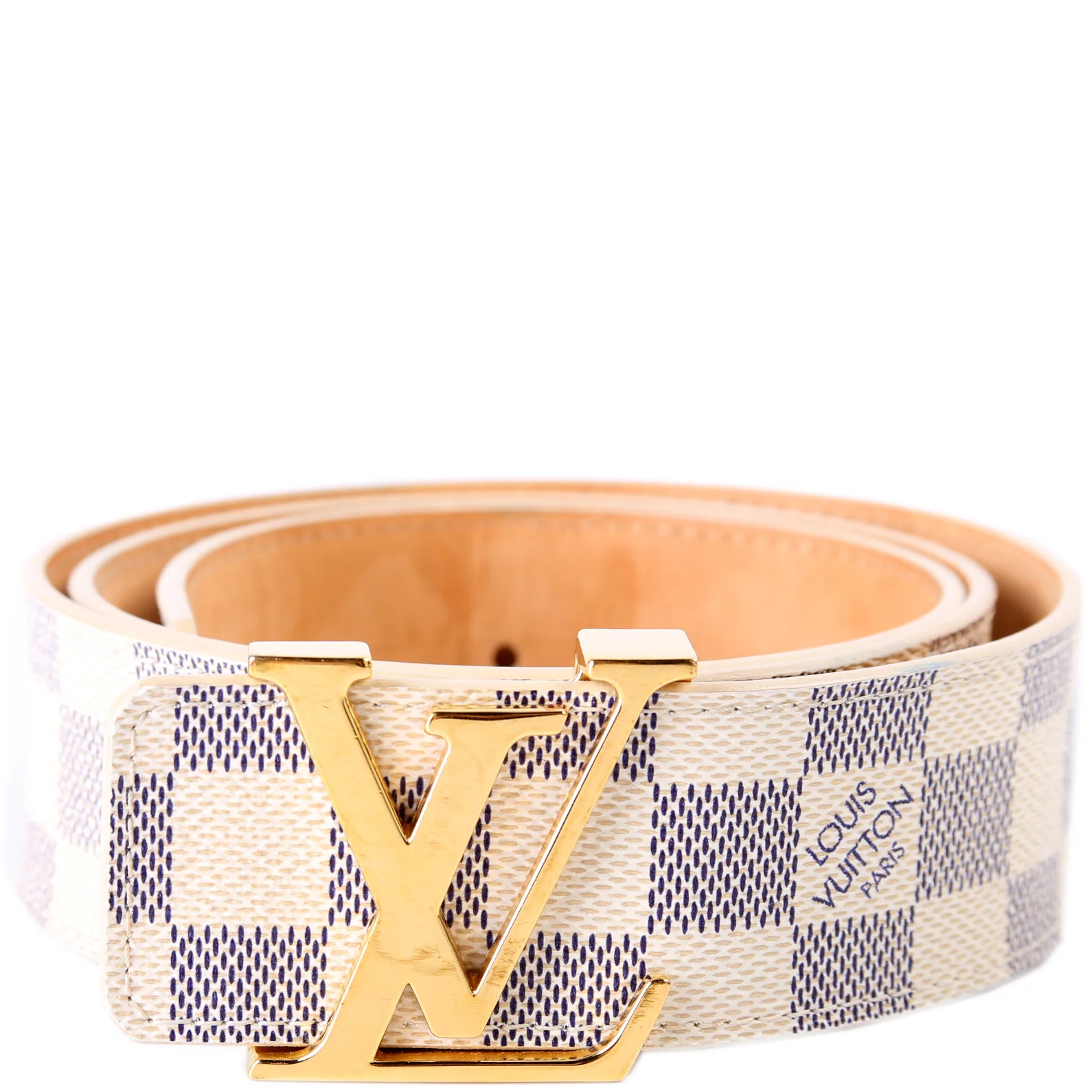 LV Initiales 40MM Damier Azur Belt Size 85/34