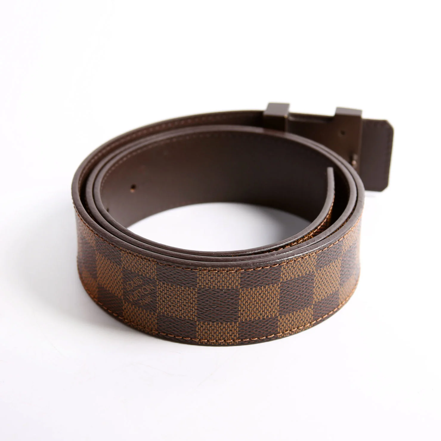 LV Initiales 40MM Damier Ebene Belt Size 95/38 - Image 3