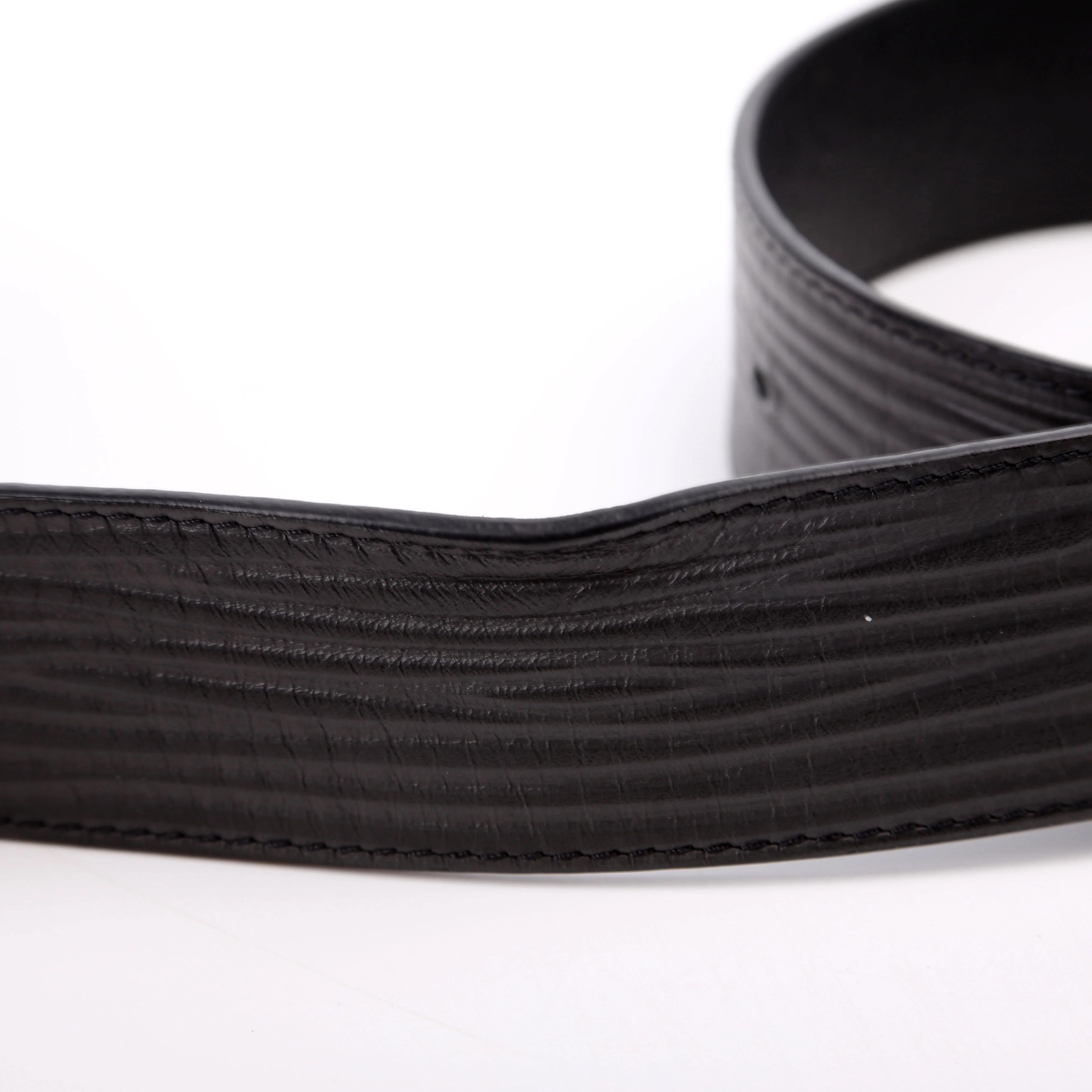 LV Initiales 40MM Epi/Shadow Monogram Belt Size 85/34 Black - Image 5
