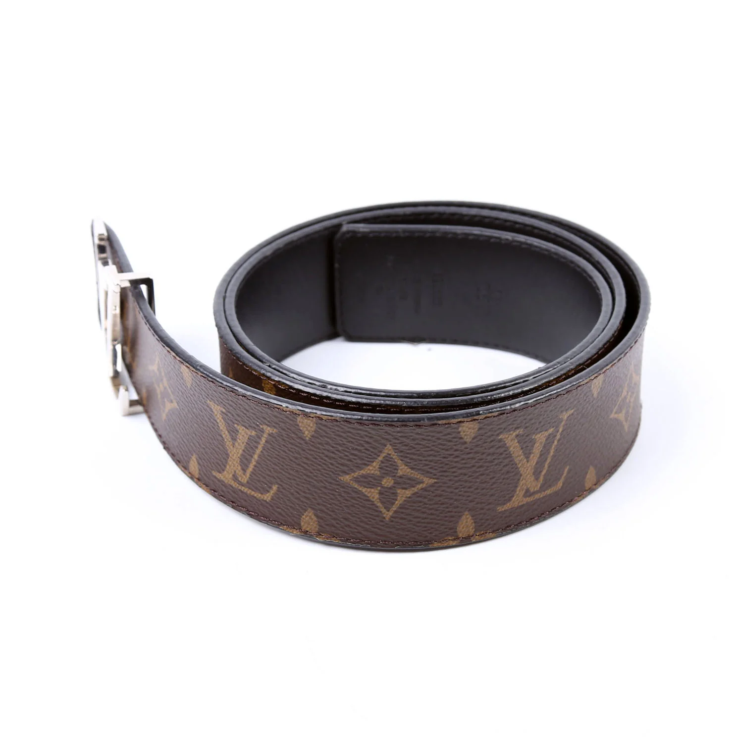 LV Initiales 40MM Reverse Leather/Monogram Size 90/36 - Image 2