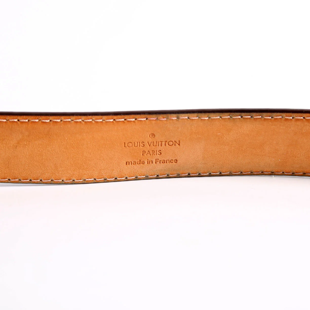 LV Initiales Mini 25MM Monogram Belt Size 85/34 - Image 6