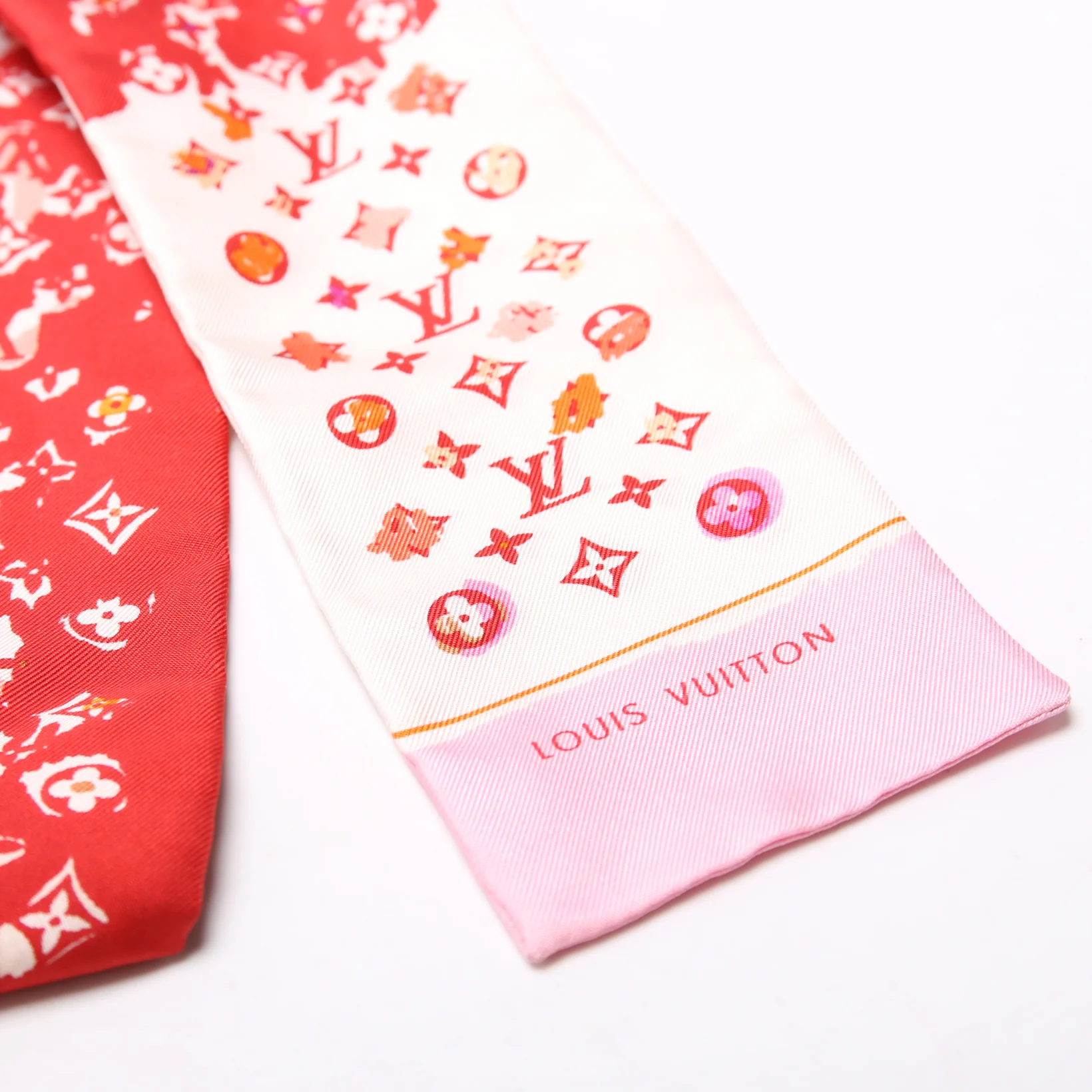 LV Monogram Silk Scarf - Image 3