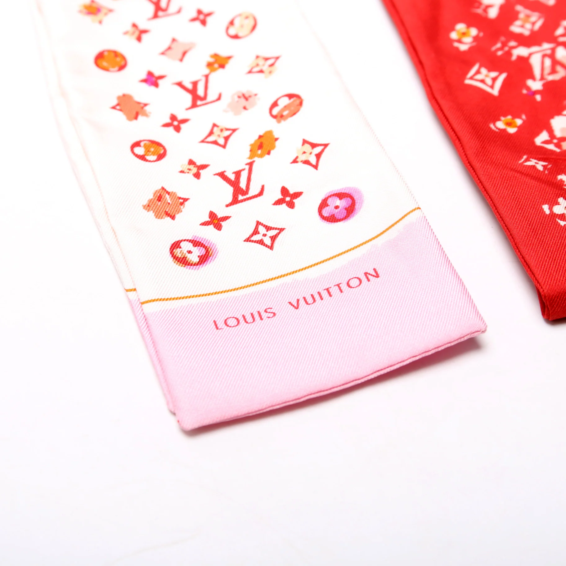 LV Monogram Silk Scarf - Image 3