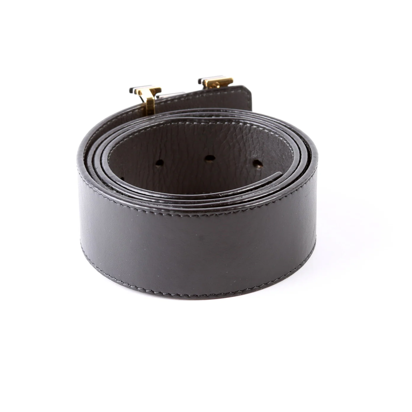 LV Optic 40MM Reversible Leather Belt Size 90/36 Black - Image 3