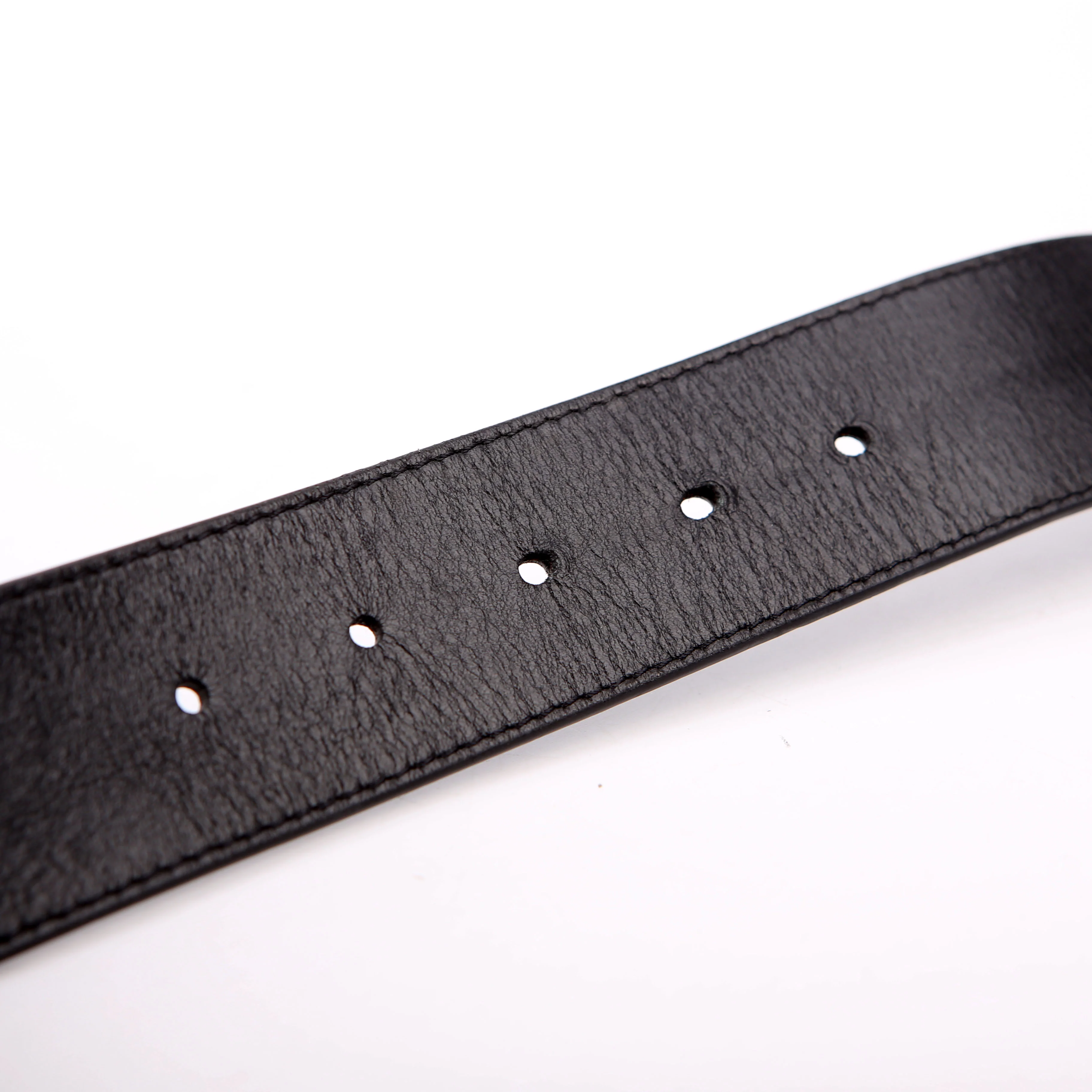 LV Optic 40MM Reversible Leather Belt Size 95/38 Black - Image 7