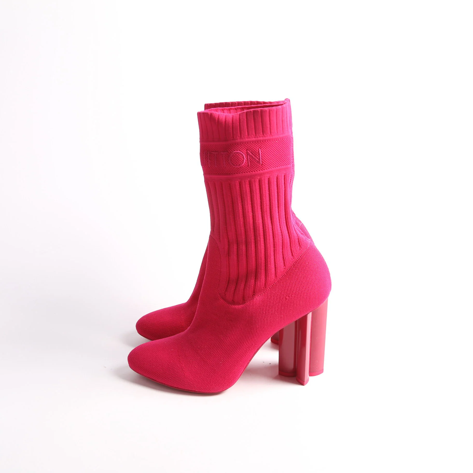 LV Sock Boots Size 39 Pink - Image 3