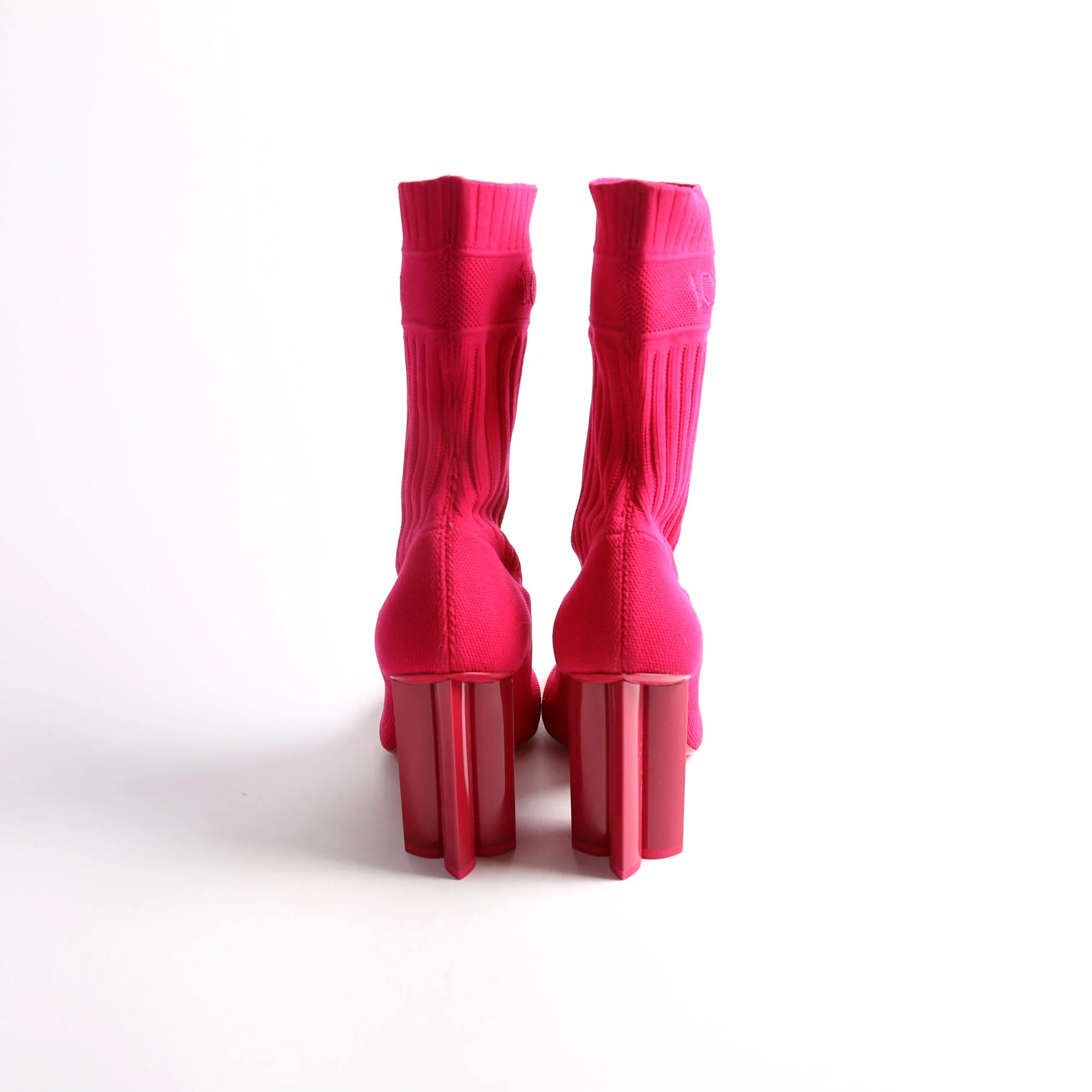 LV Sock Boots Size 39 Pink - Image 4