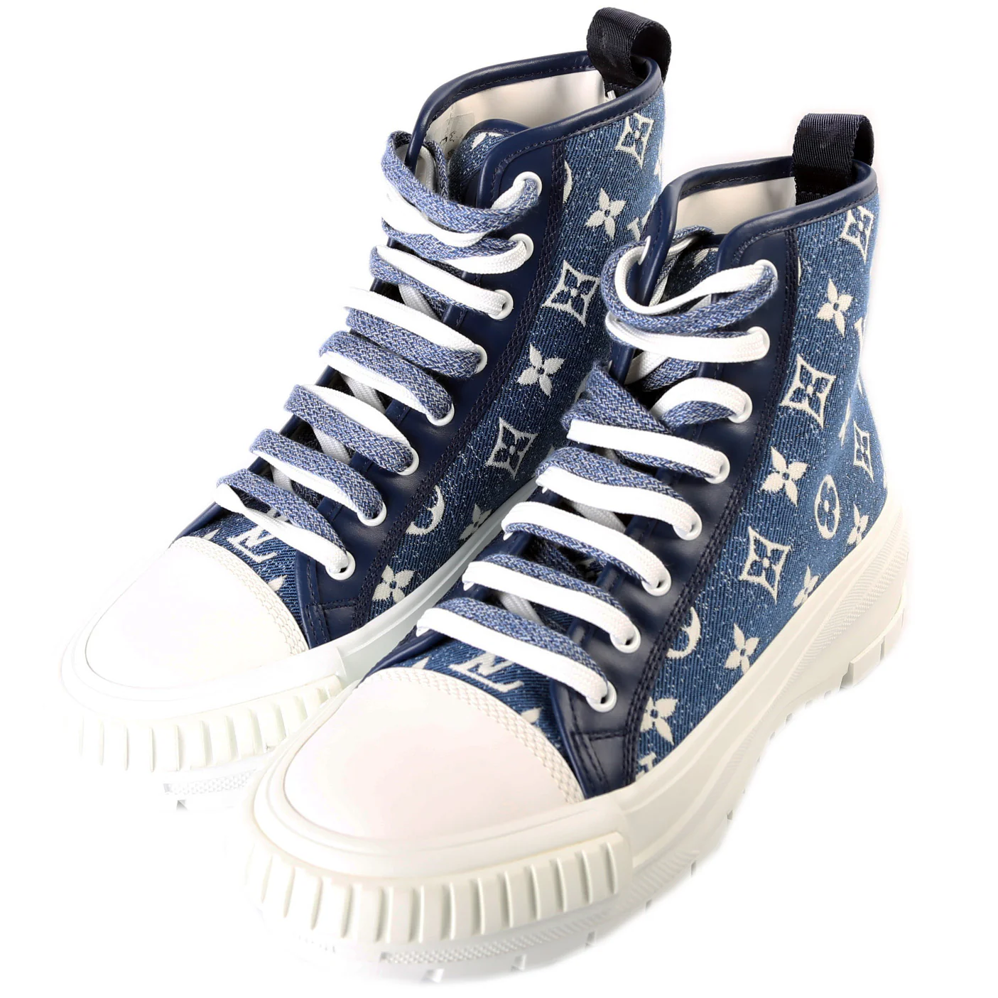 LV Squad Hightop Sneakers Size 38.5