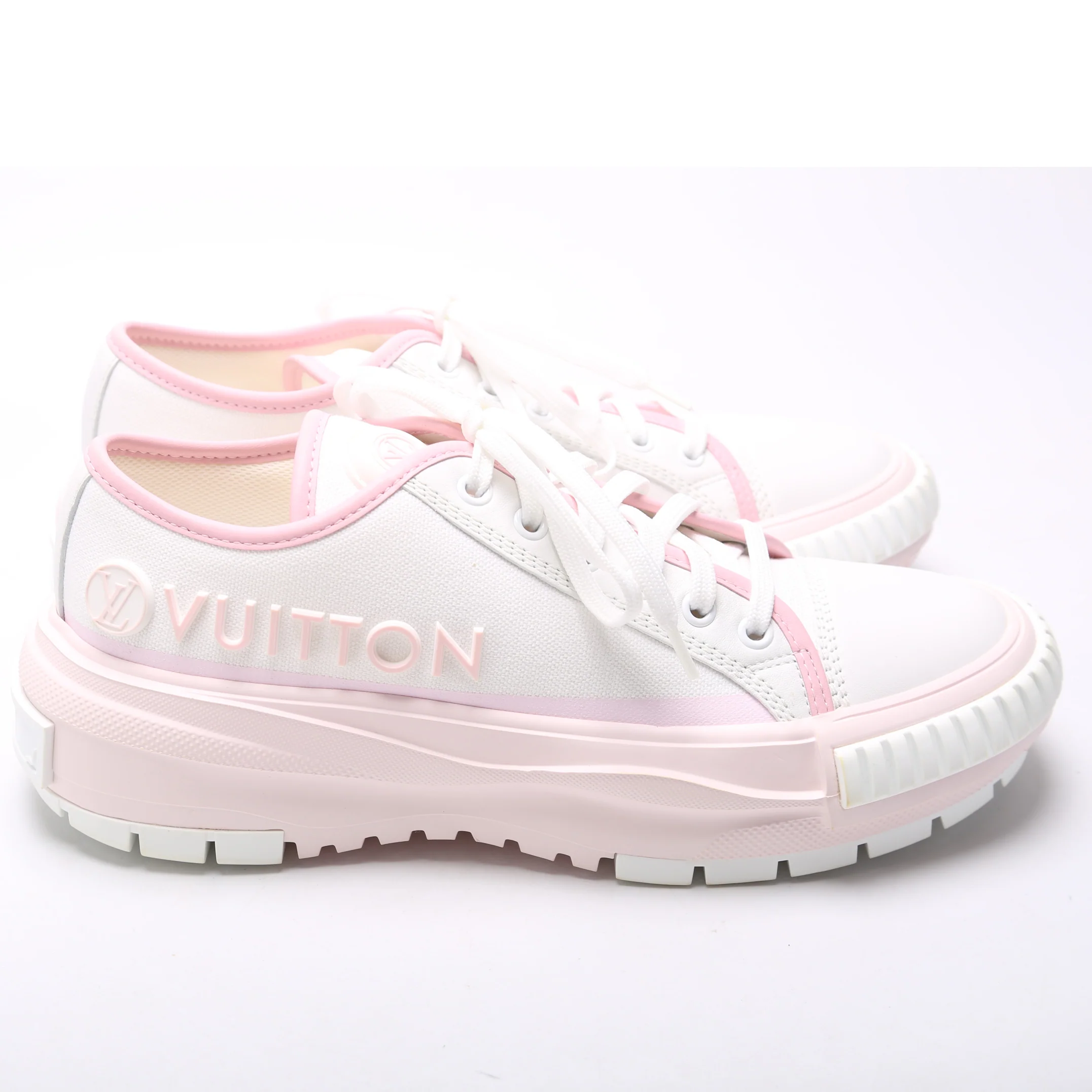 LV Squad Lowtop Sneakers Size 38.5 - Image 3