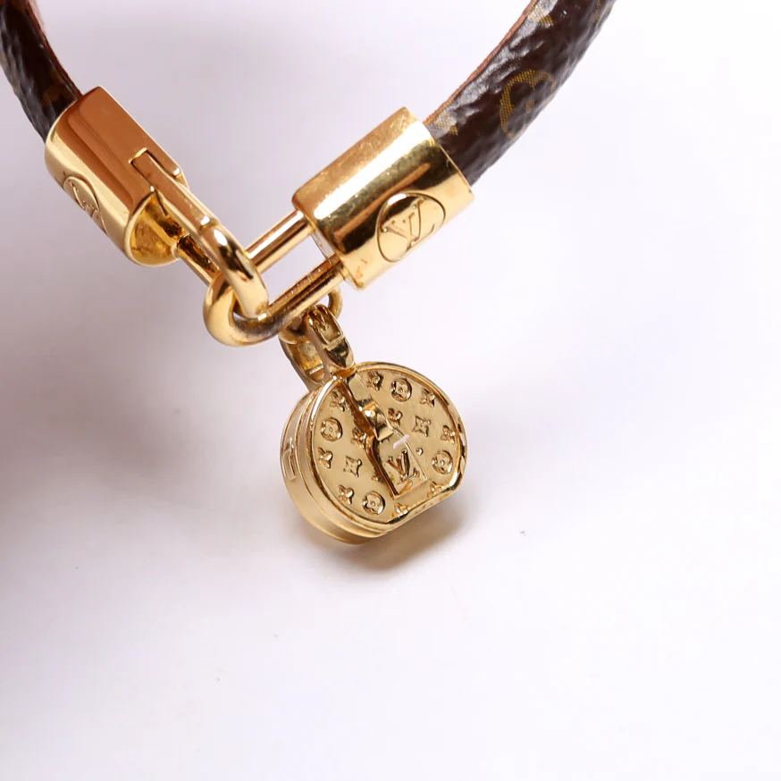 LV Tribute Monogram Bracelet Size 17 - Image 4