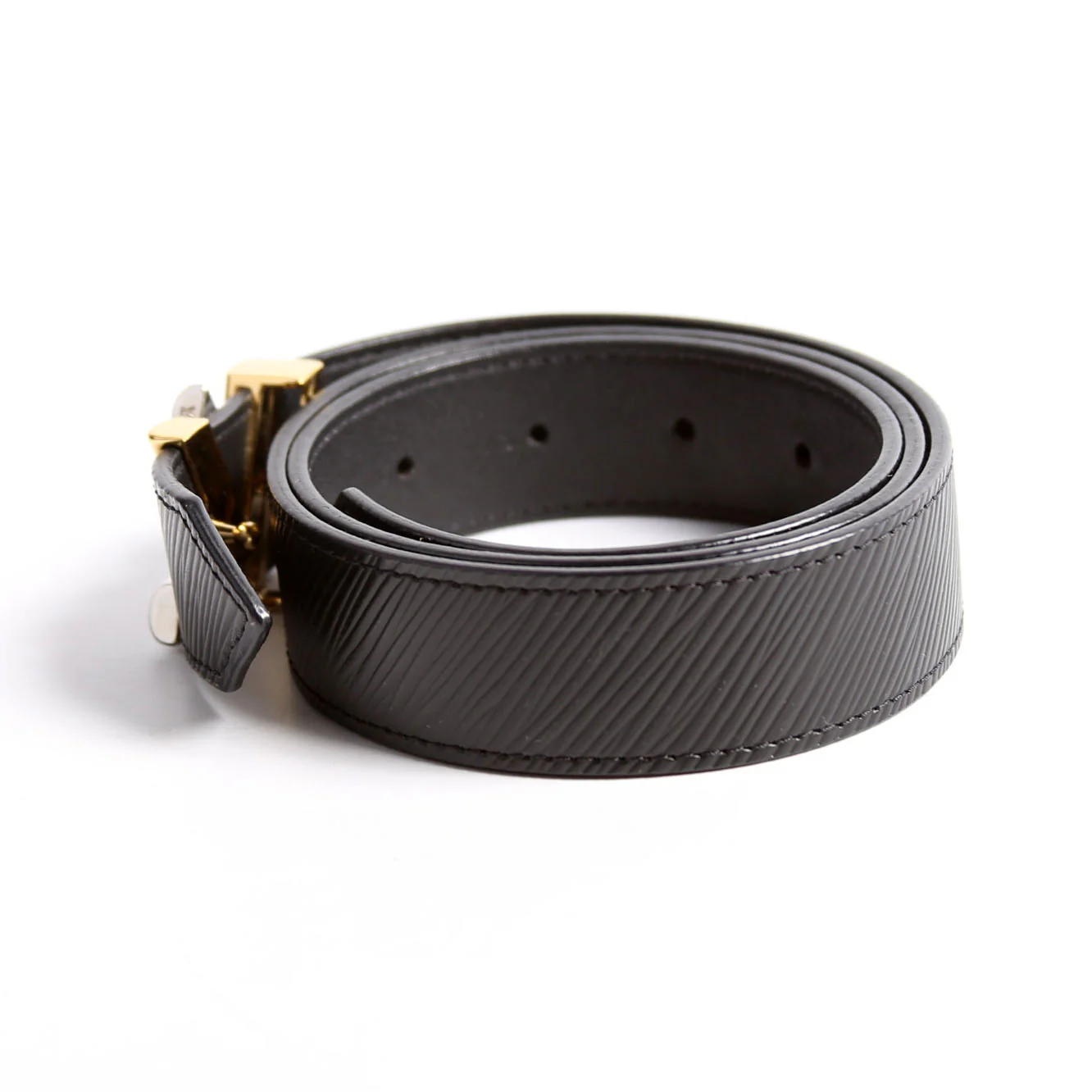 LV Twist 30MM Epi Leather Belt Size 80/32 Black - Image 2