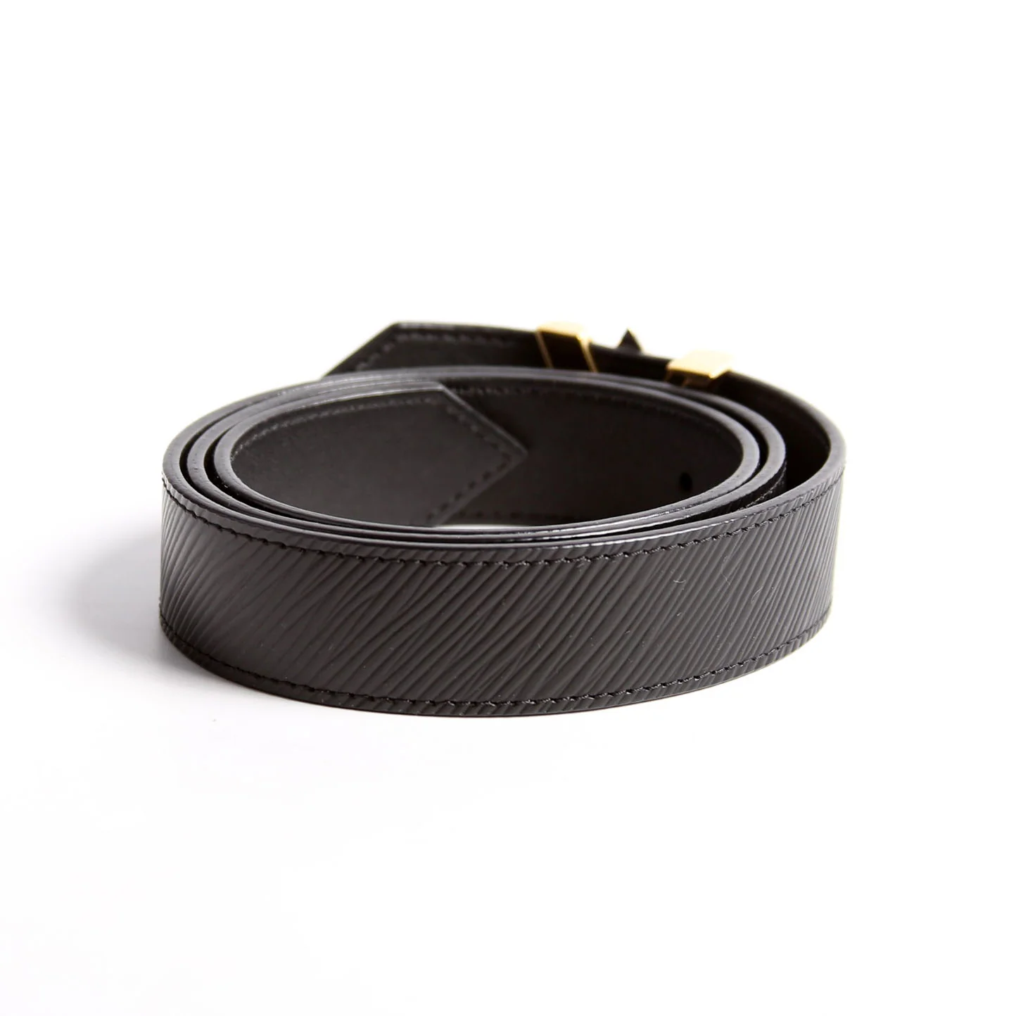LV Twist 30MM Epi Leather Belt Size 80/32 Black - Image 3