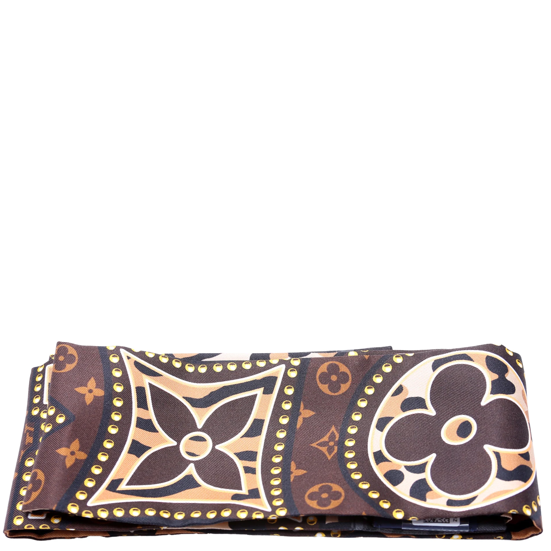 LV World Bandeau Silk Scarf