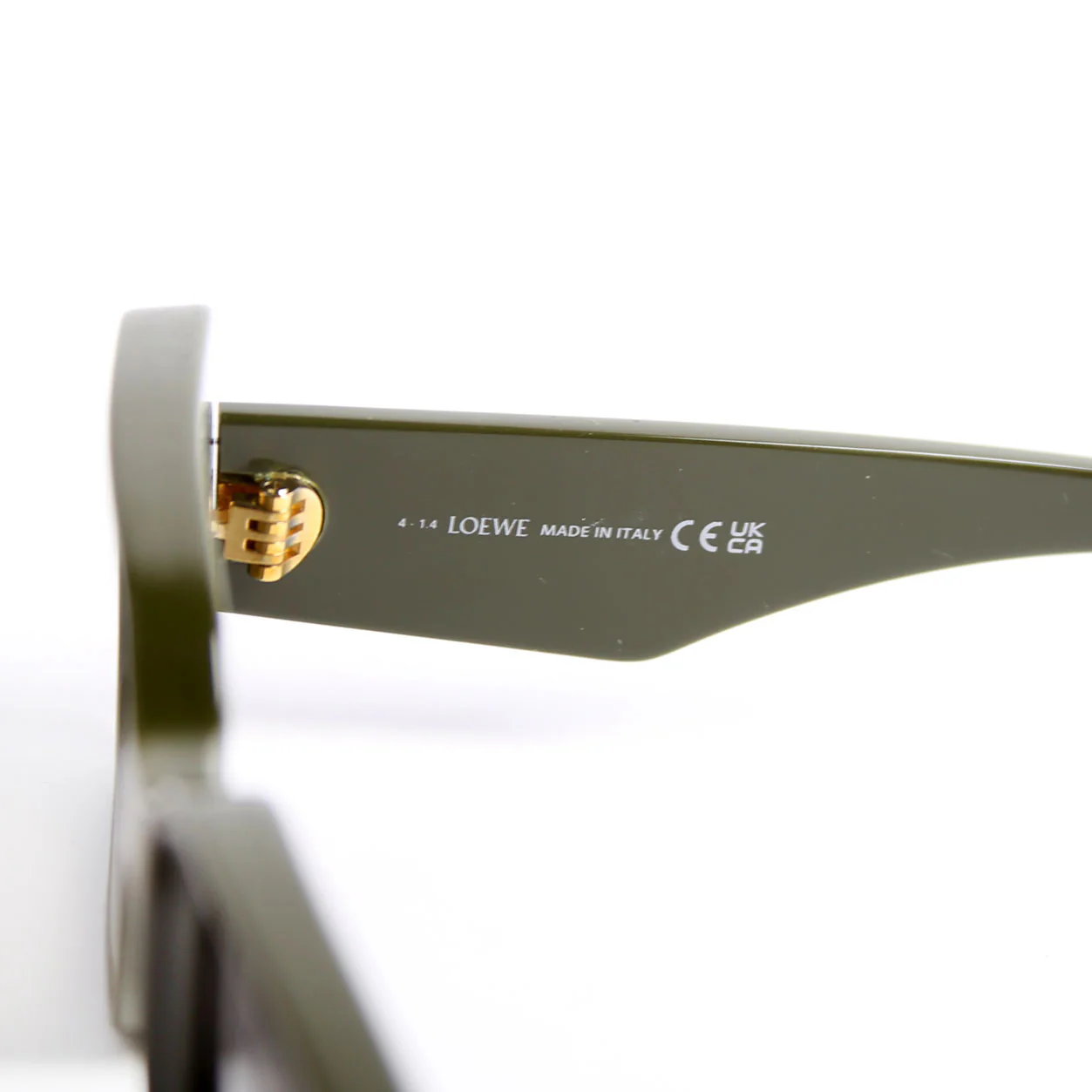 LW40101I Rectangle Acetate Sunglasses Green - Image 6