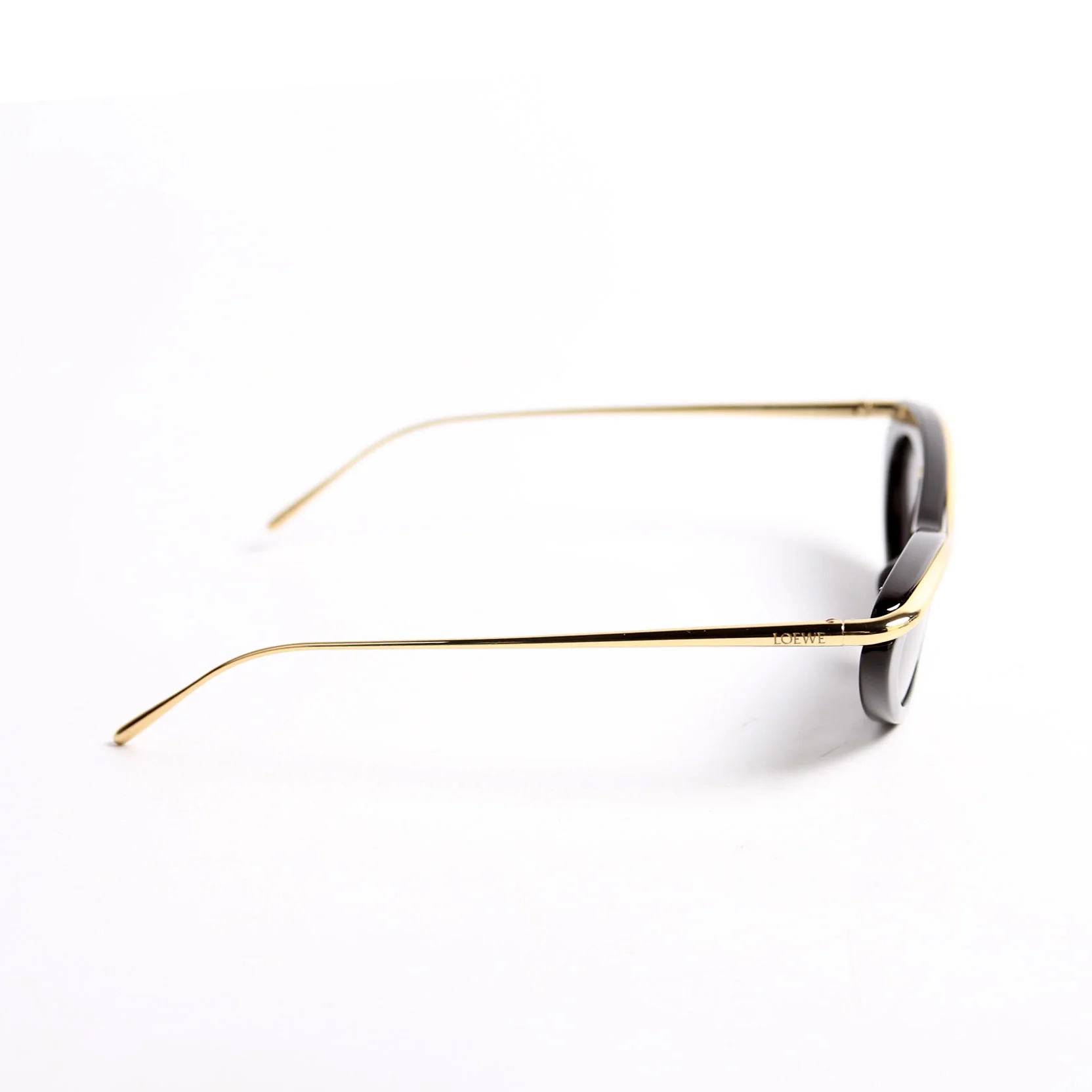 LW401661 Whirl Cat Eye Sunglasses Black - Image 3