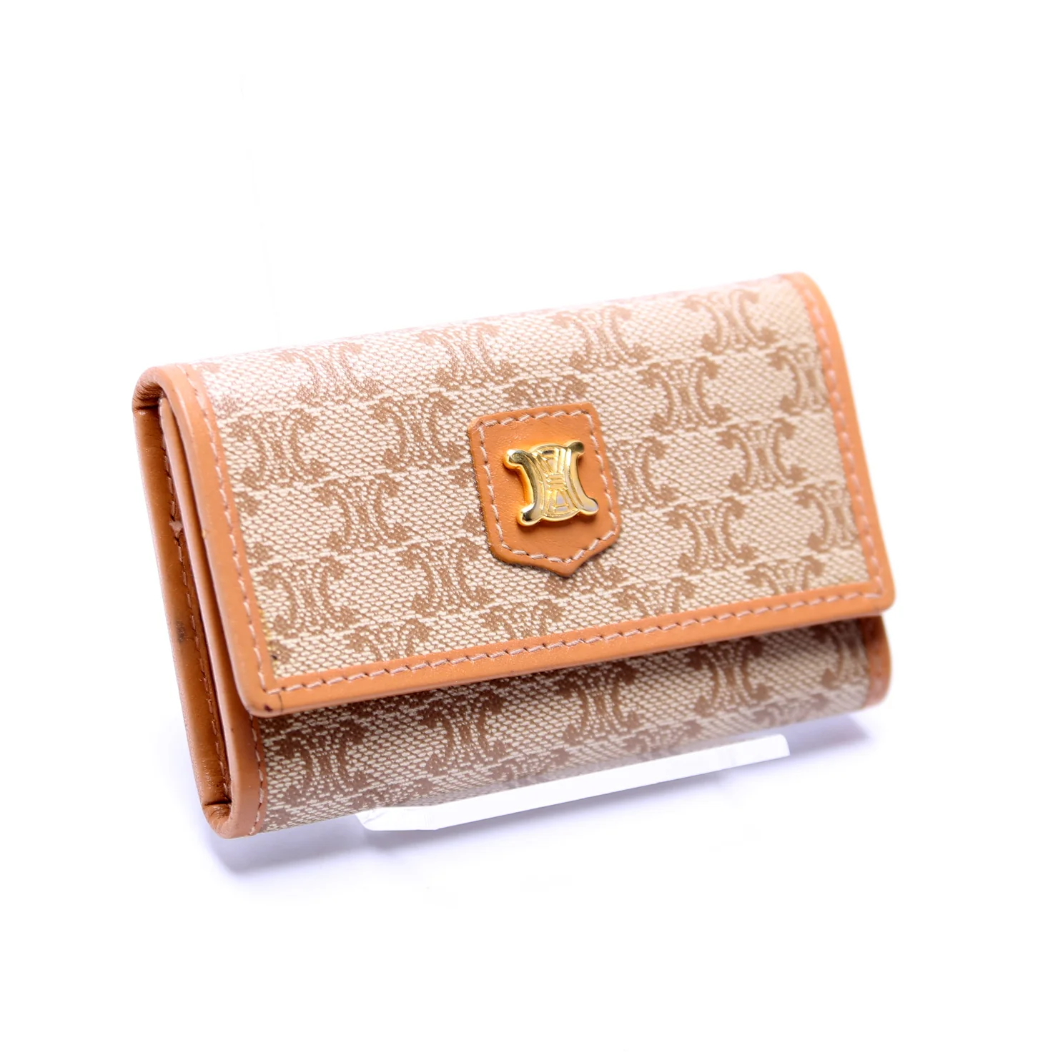 Macadam Canvas 6 Key Holder Tan - Image 2