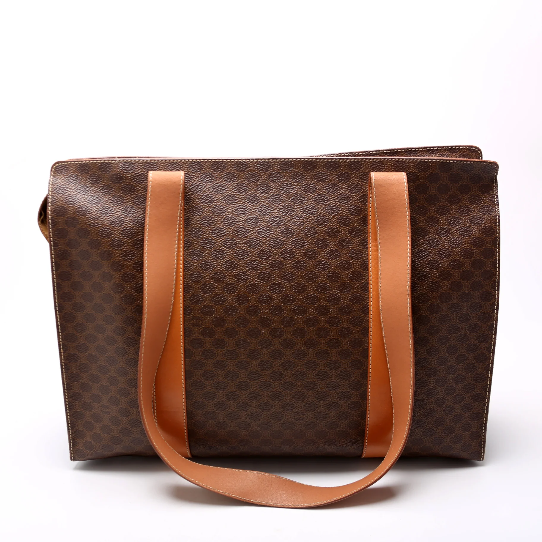 Macadam Canvas Tote Vintage Brown - Image 3