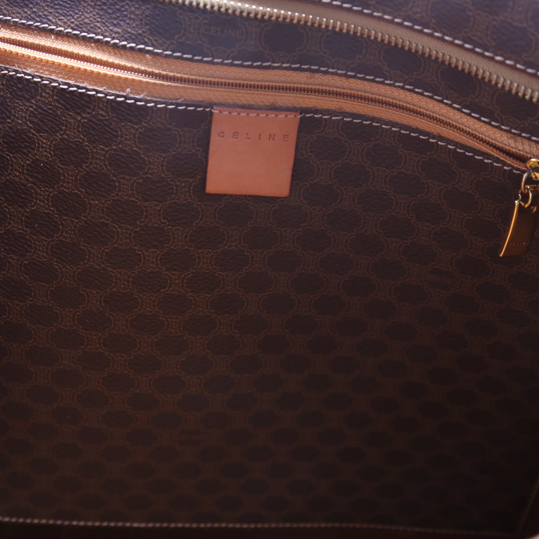 Macadam Canvas Tote Vintage Brown - Image 9