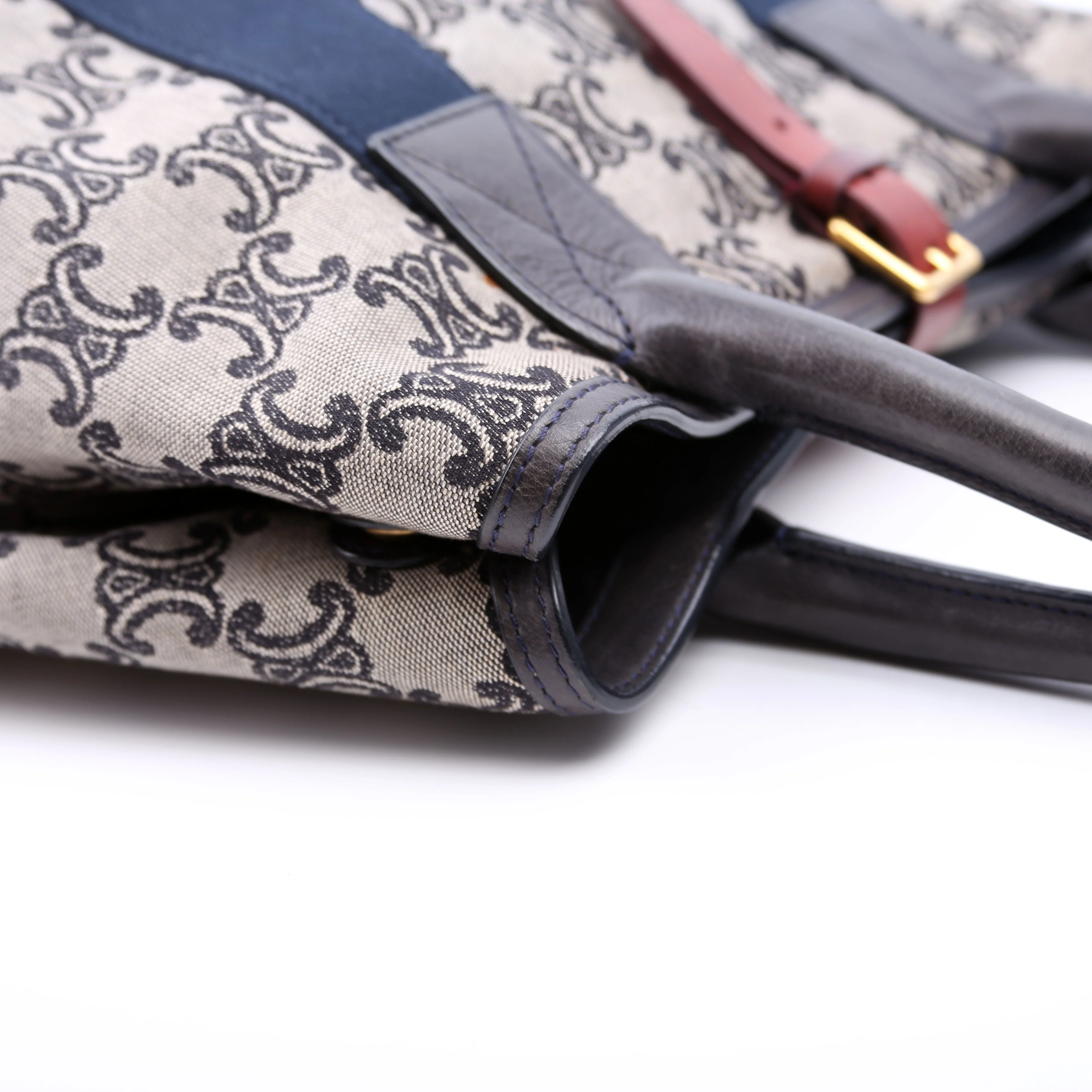 Macadam Canvas Tote Vintage Navy - Image 8