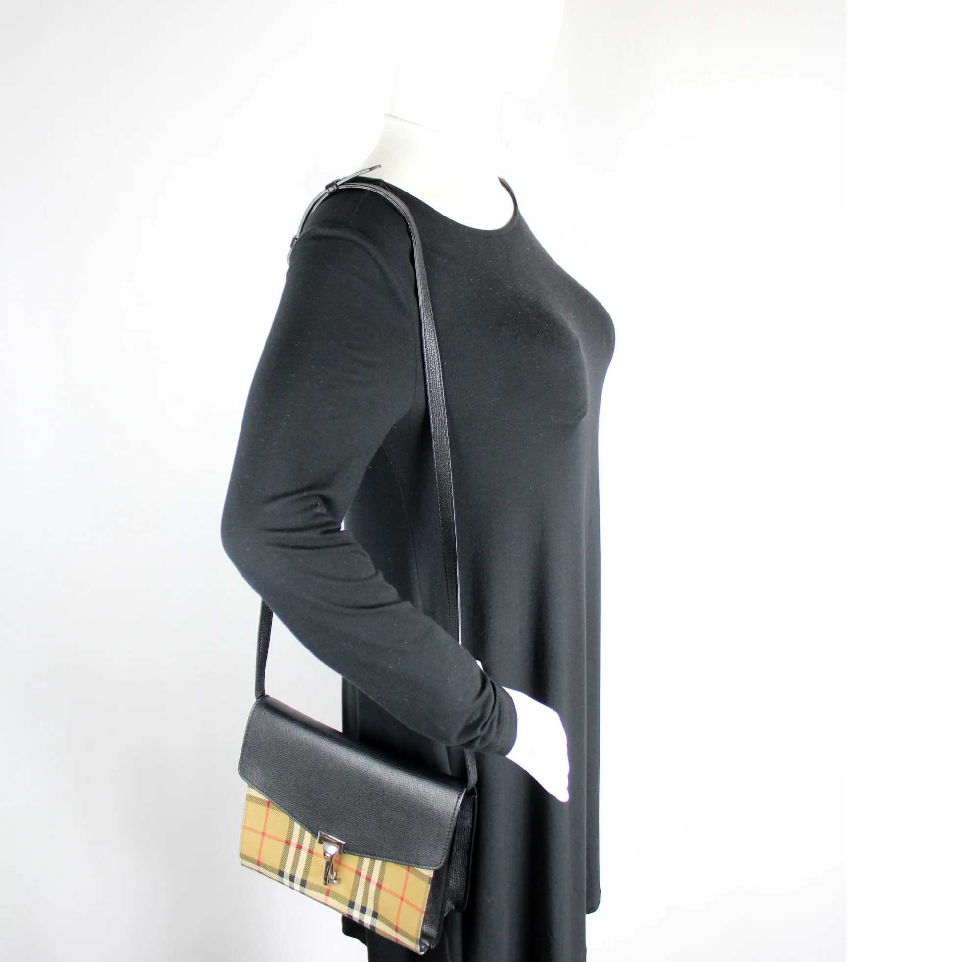 Macken Vintage Check Crossbody - Image 10