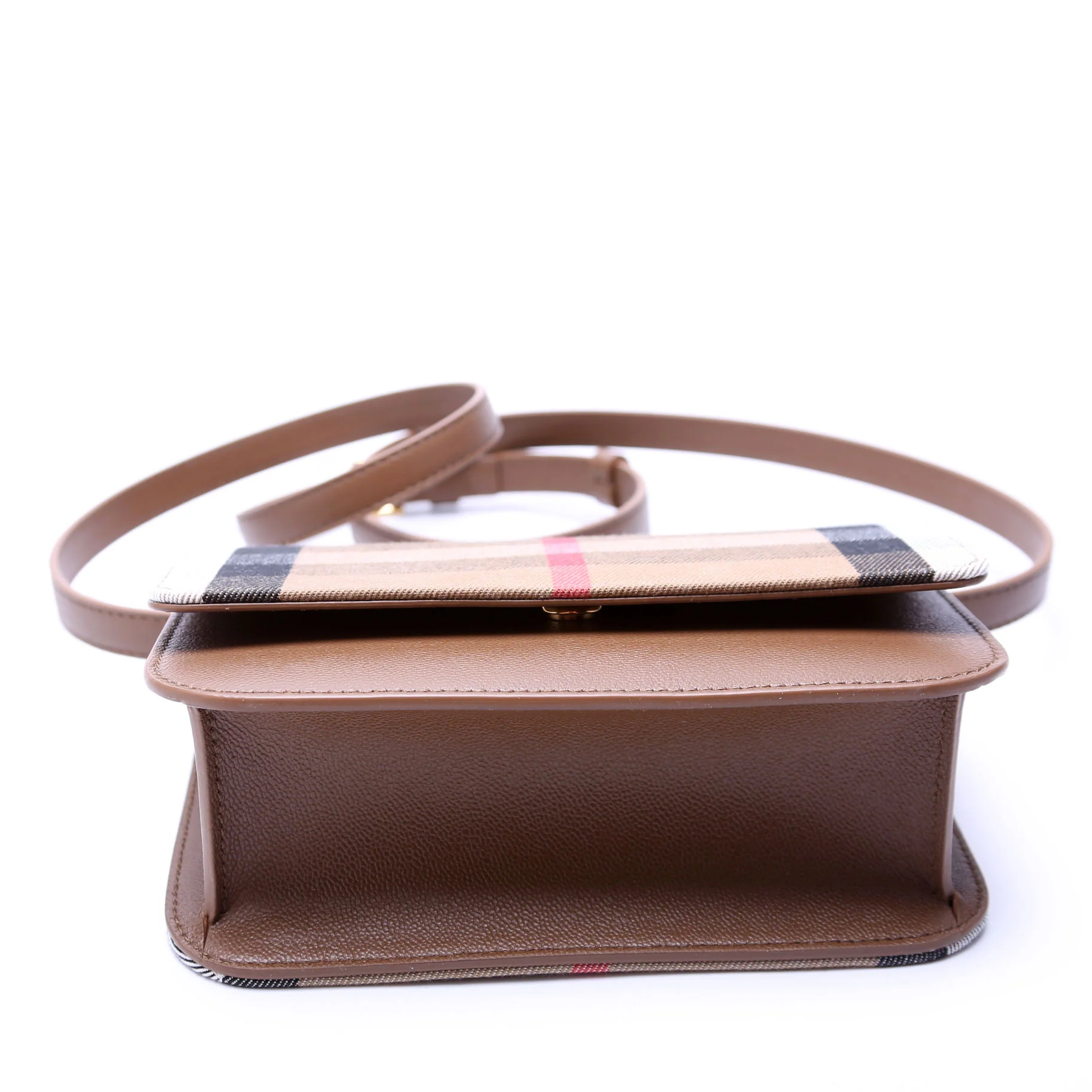 Madison Crossbody House Check/Grain Calfskin - Image 4