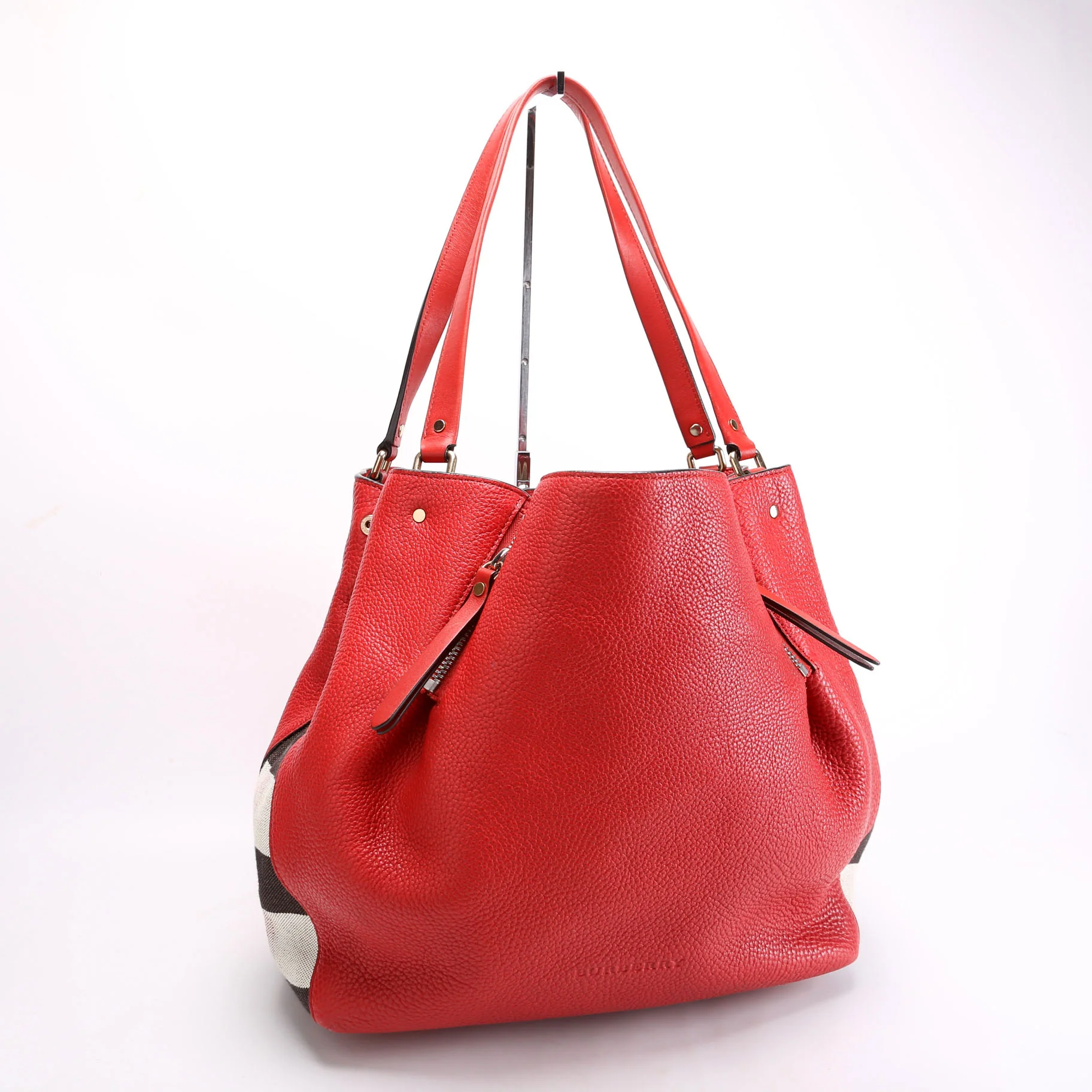 Maidstone Leather Medium Hobo Red - Image 2