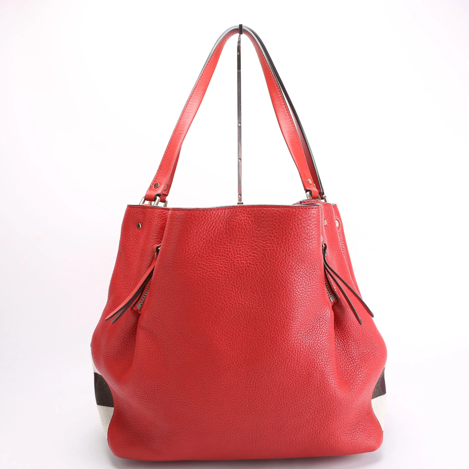 Maidstone Leather Medium Hobo Red - Image 3