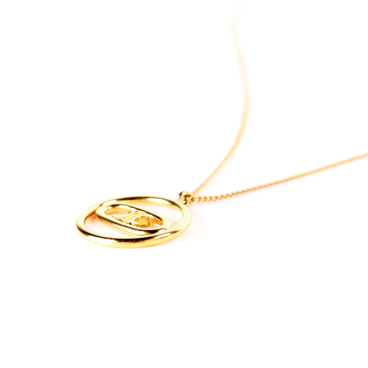 Maillon Triomphe Pendant Long Chain Necklace - Image 4